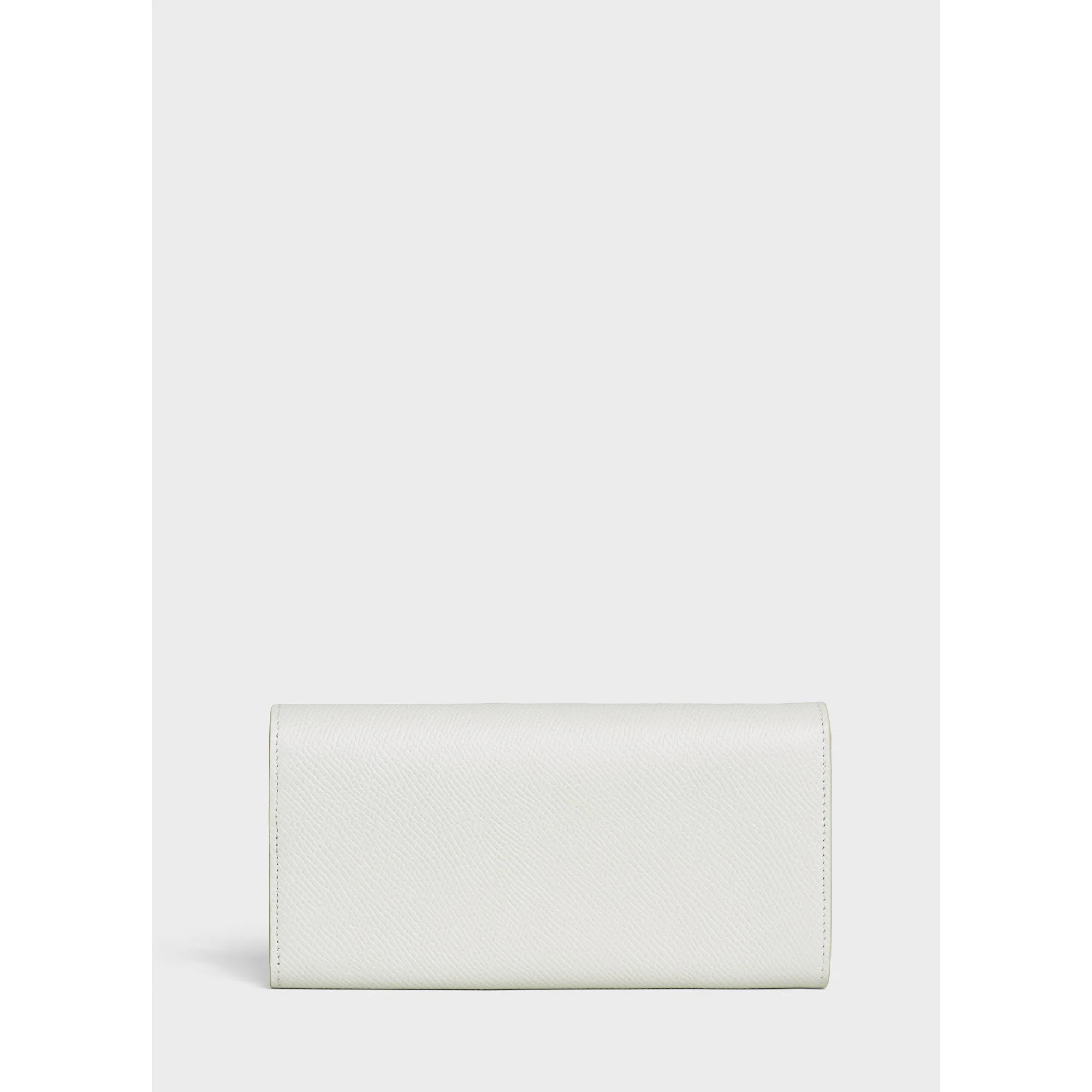 Large Flap Wallet - White - Image 3