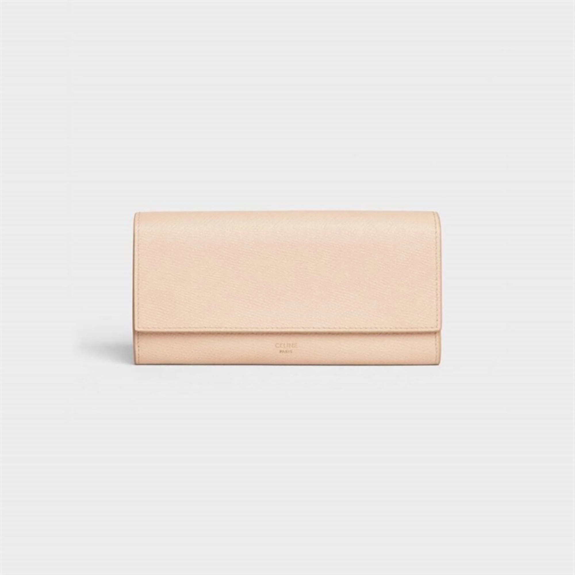 Large Flap Wallet - Nude