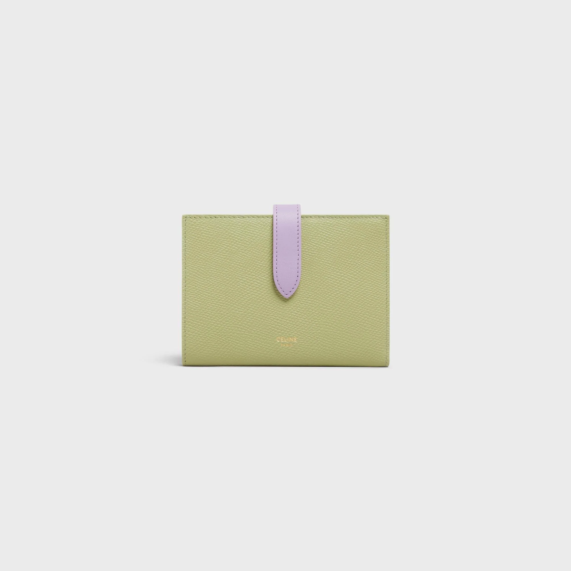 Medium Strap Wallet - Sage/Lilac