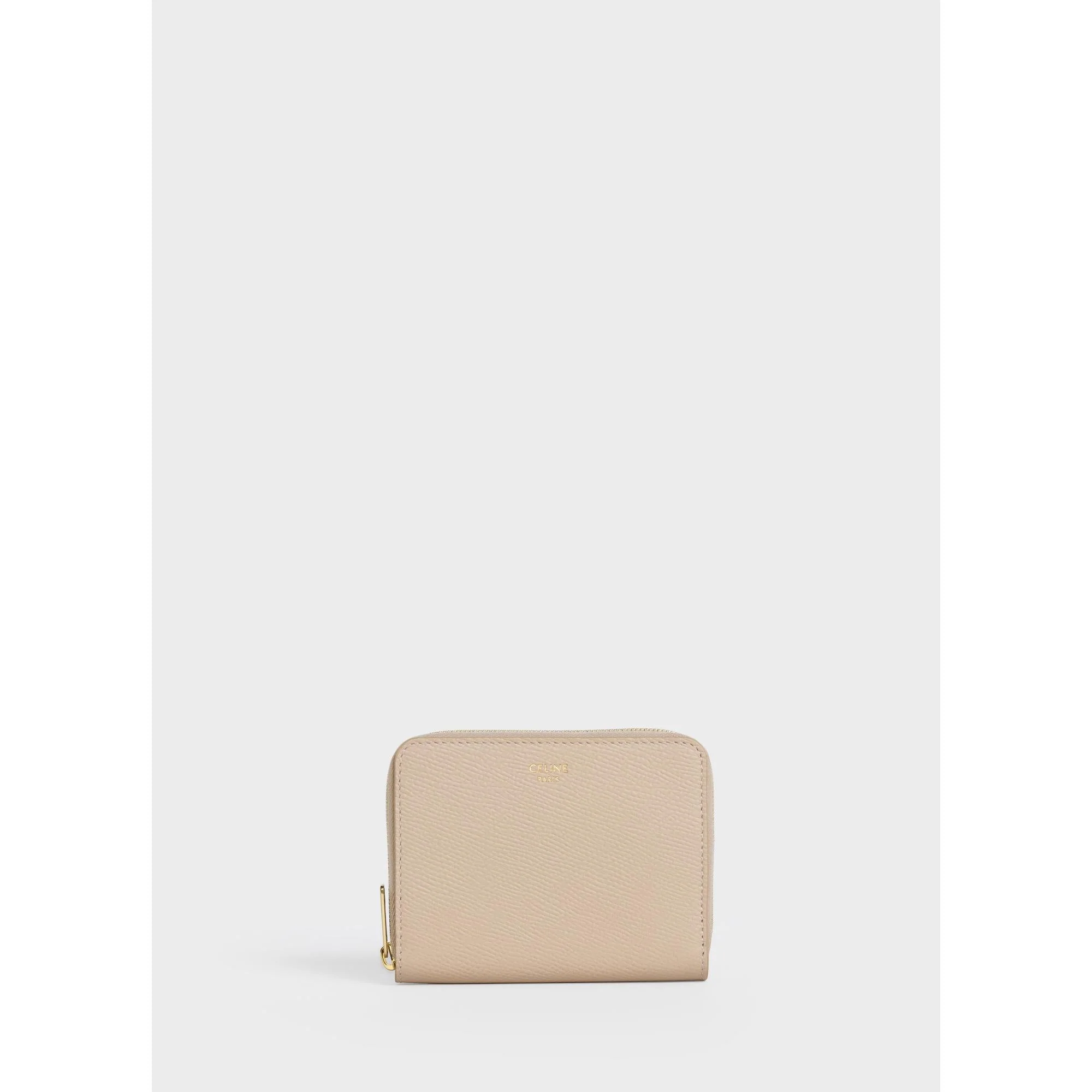 Compact Zipped Wallet - Nude - Image 2