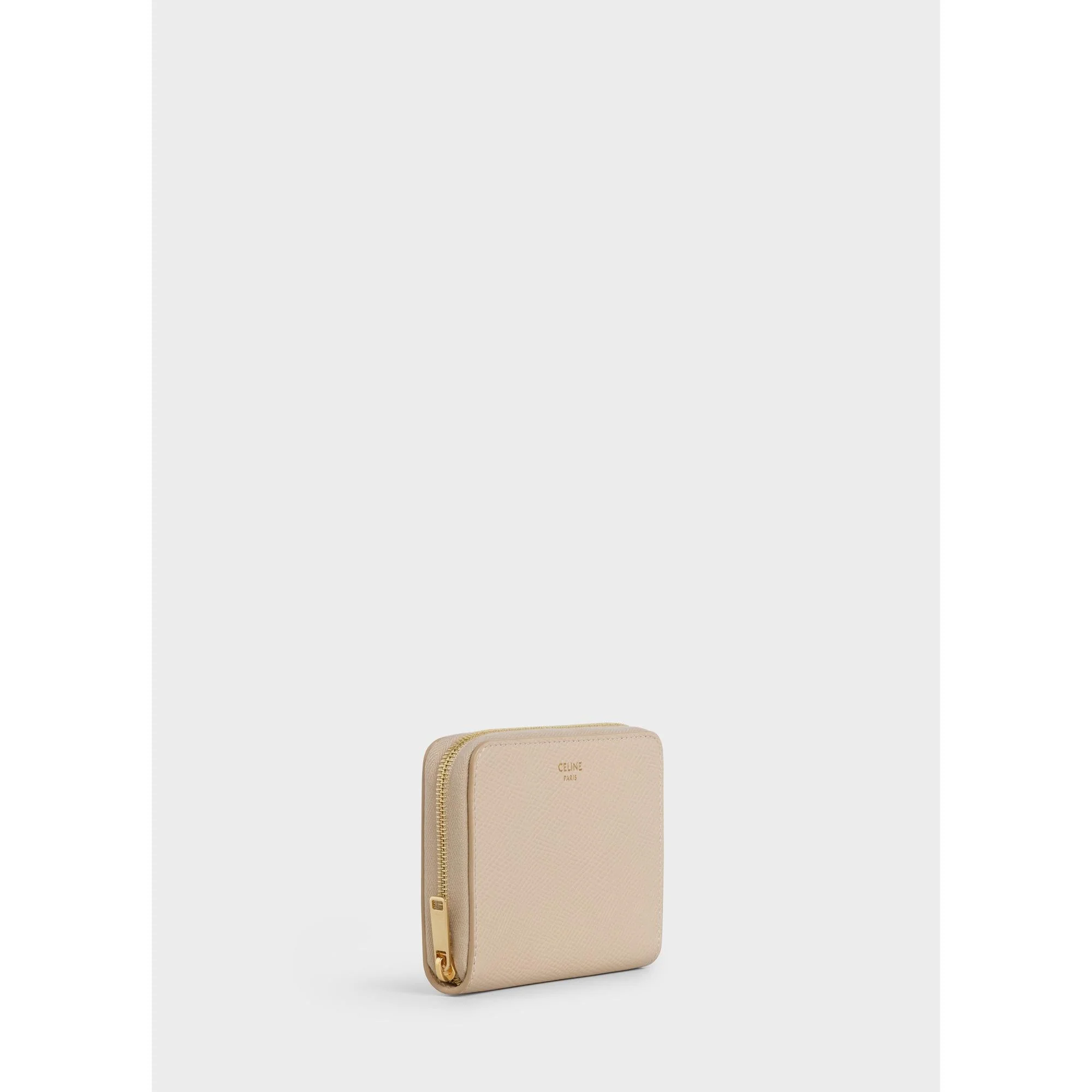 Compact Zipped Wallet - Nude - Image 3