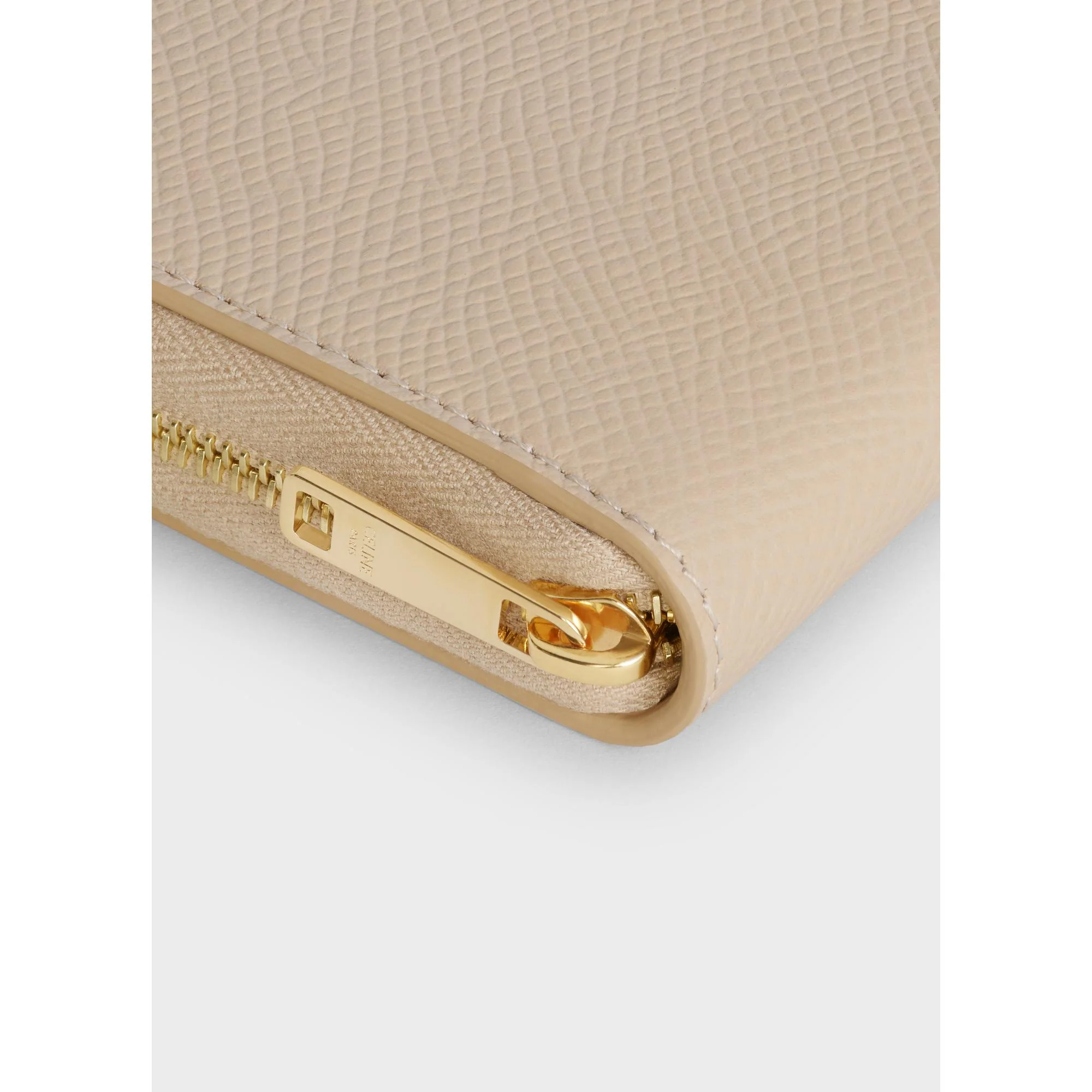 Compact Zipped Wallet - Nude - Image 6