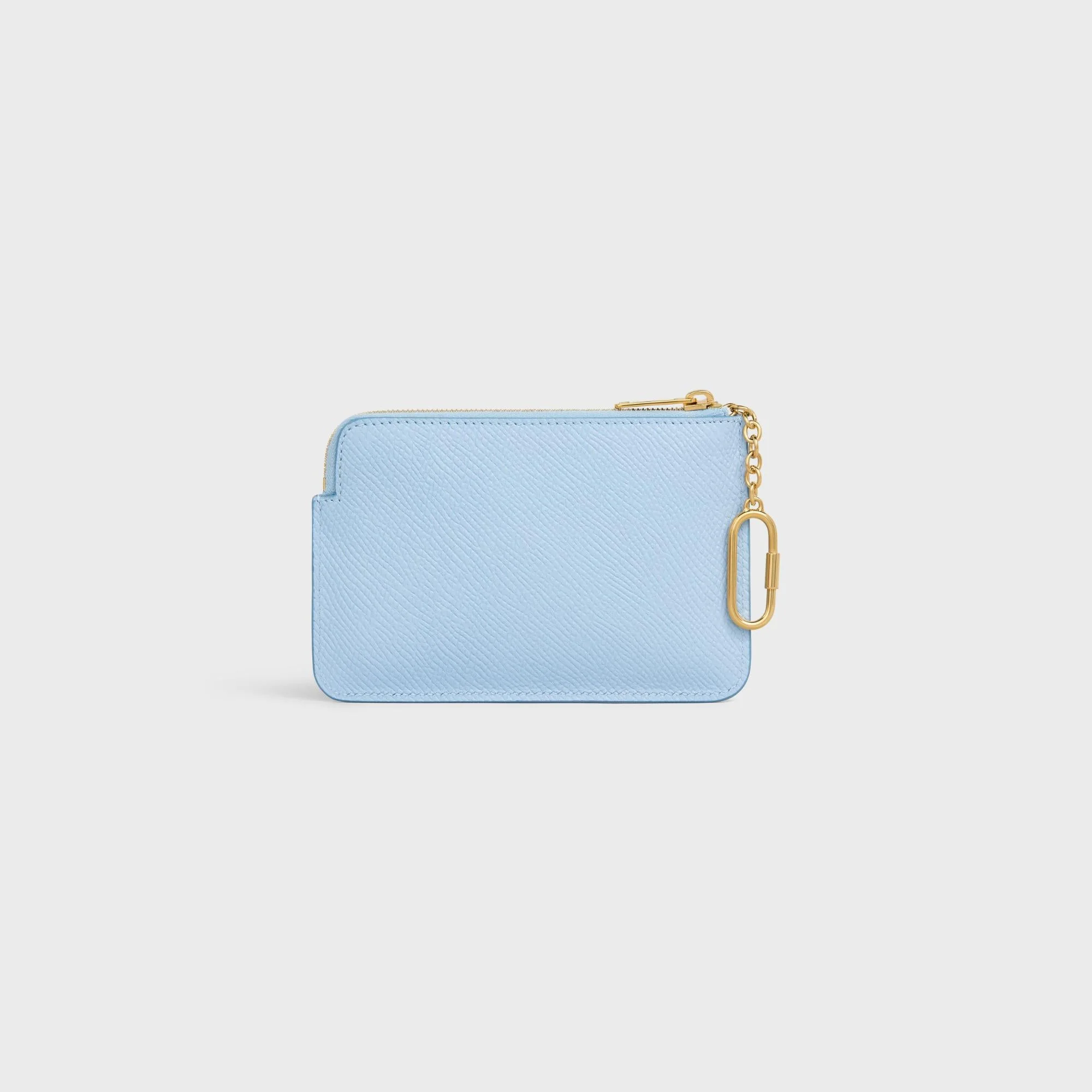 Coin & Card Pouch With Hook - Light Blue - Image 2