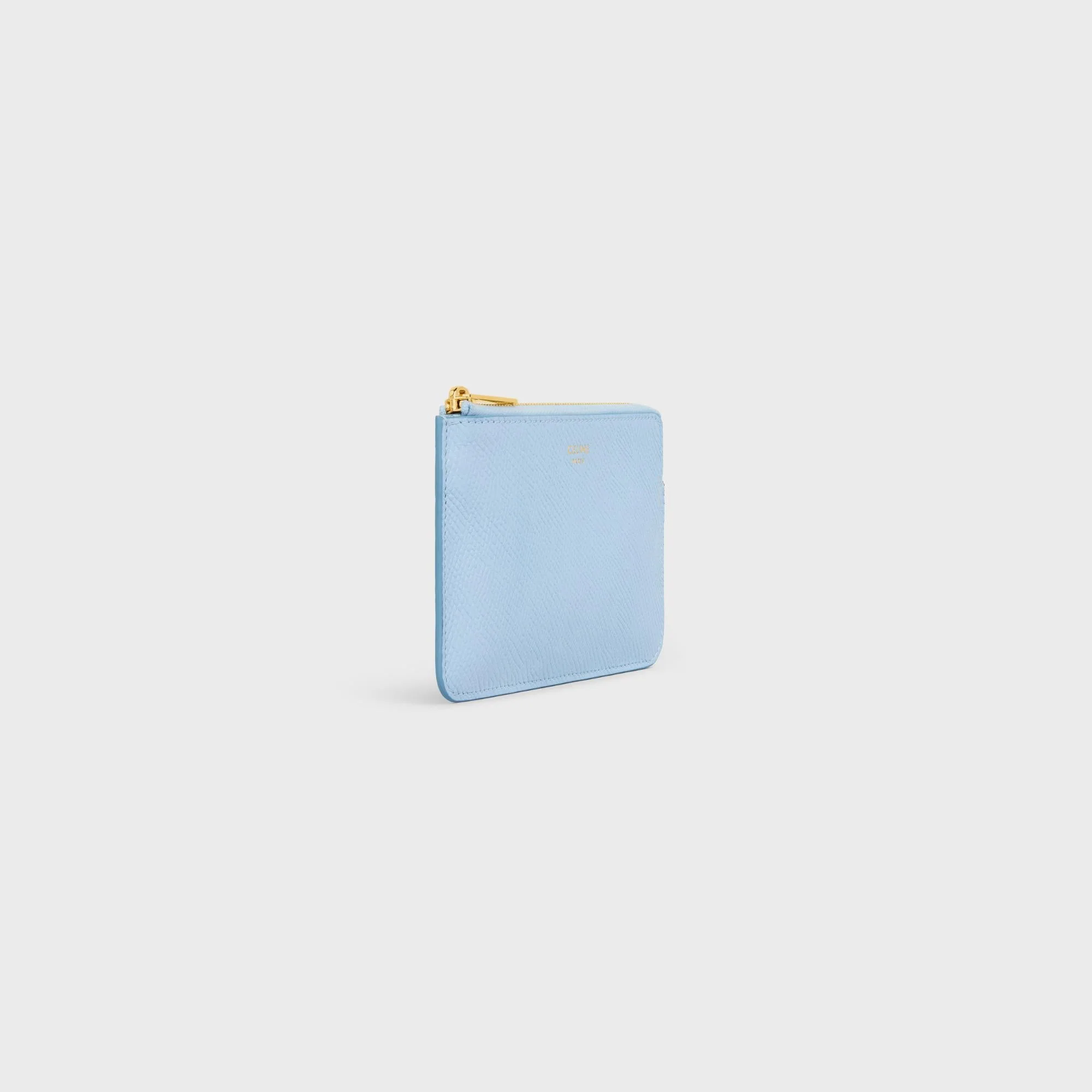 Coin & Card Pouch With Hook - Light Blue - Image 3