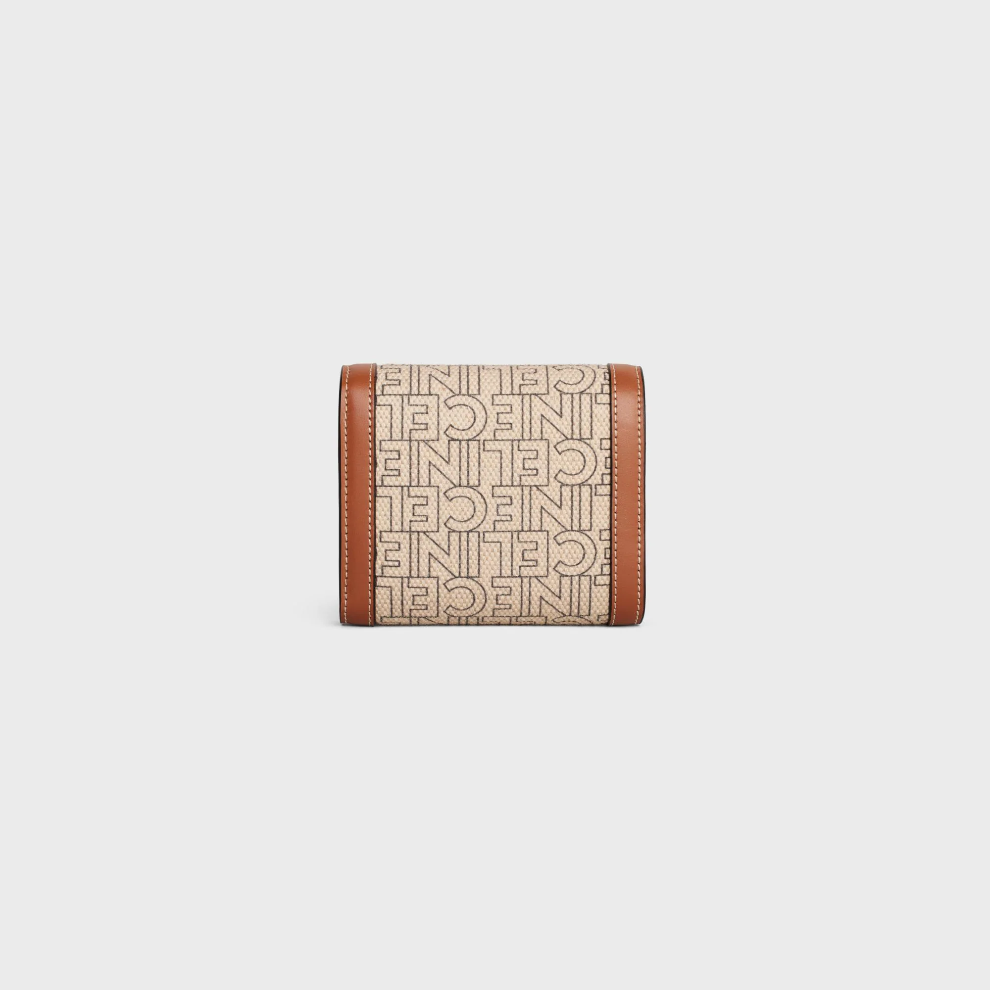 Small Flap Wallet - Natural/Tan - Image 3