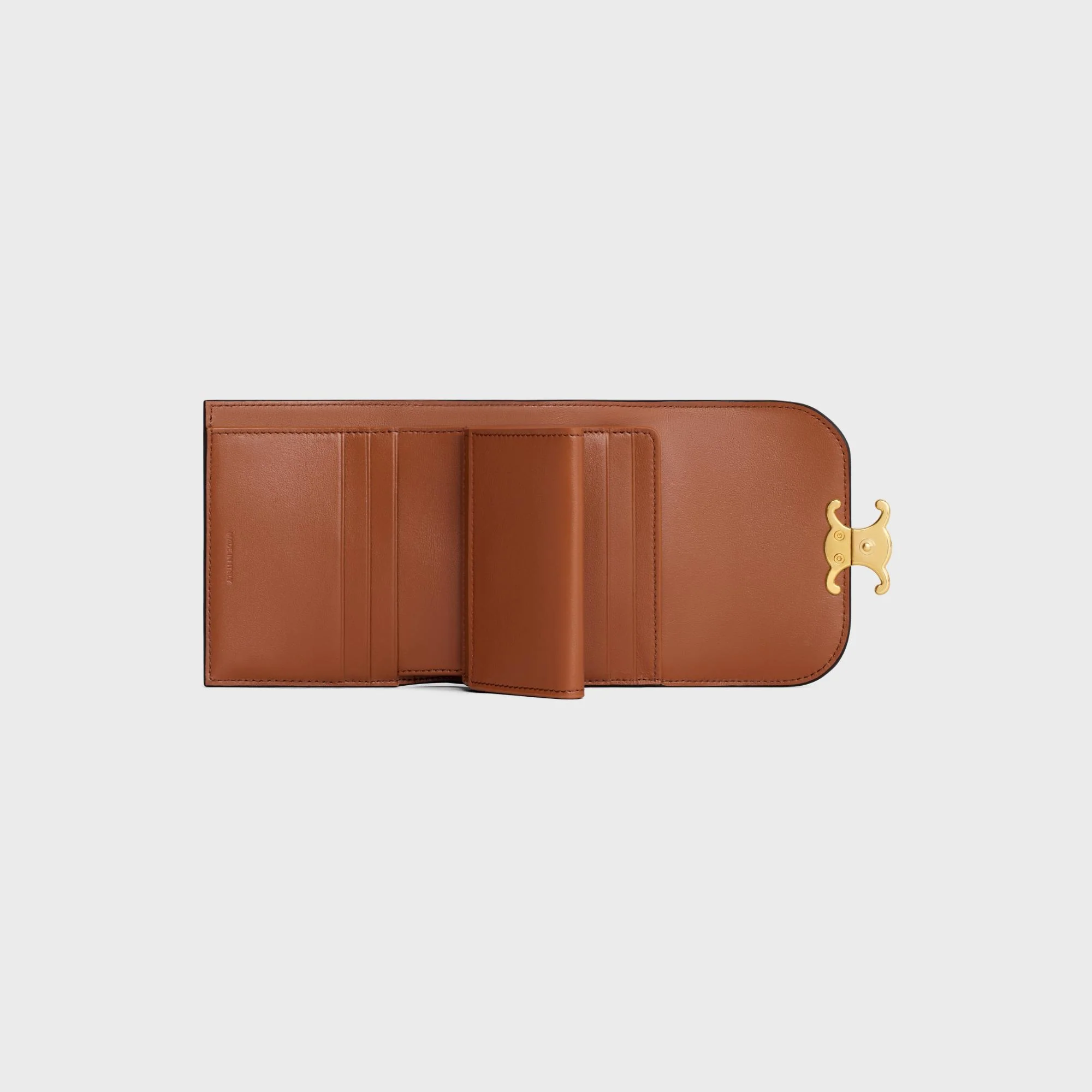 Small Flap Wallet - Natural/Tan - Image 4