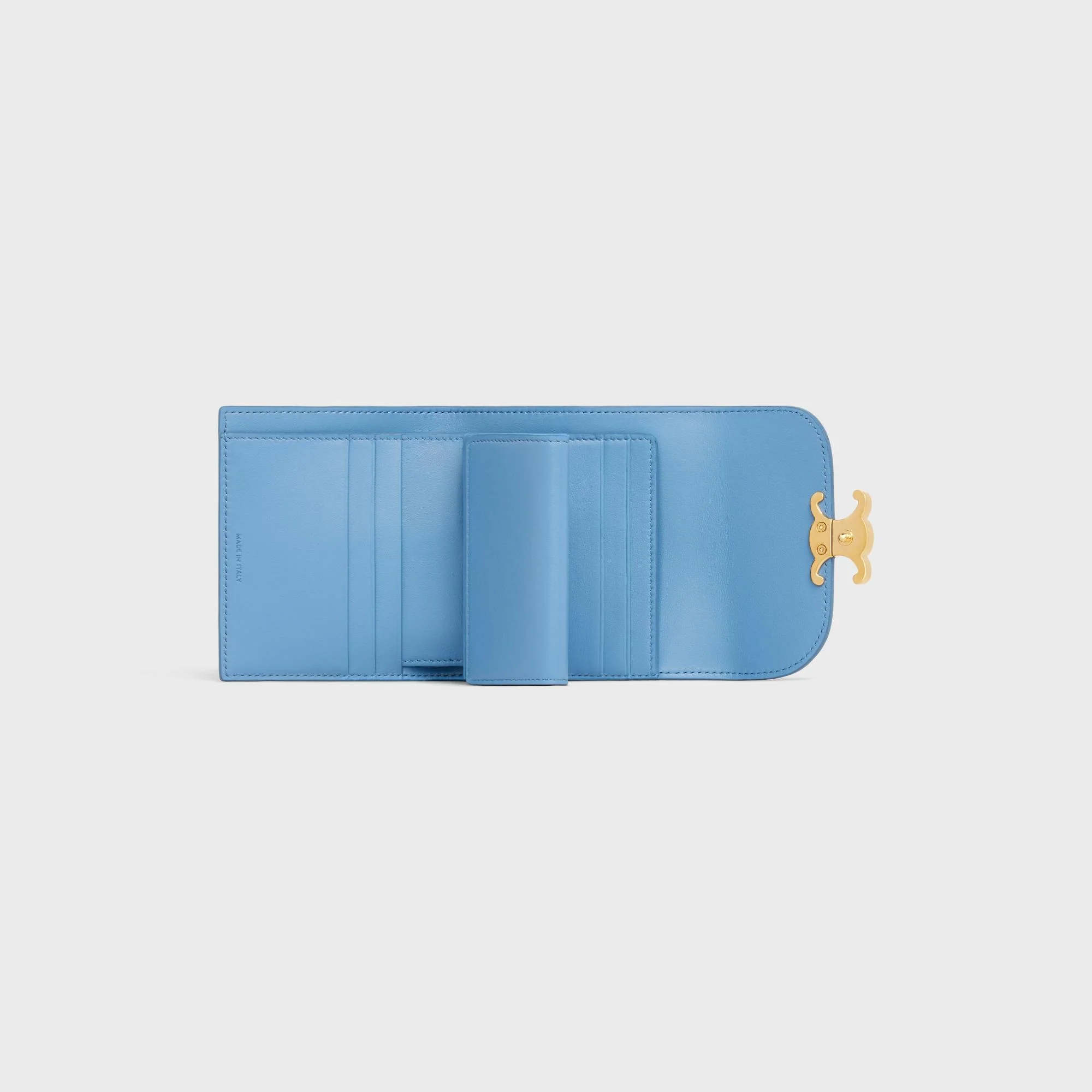 Small Flap Wallet - Azure - Image 4