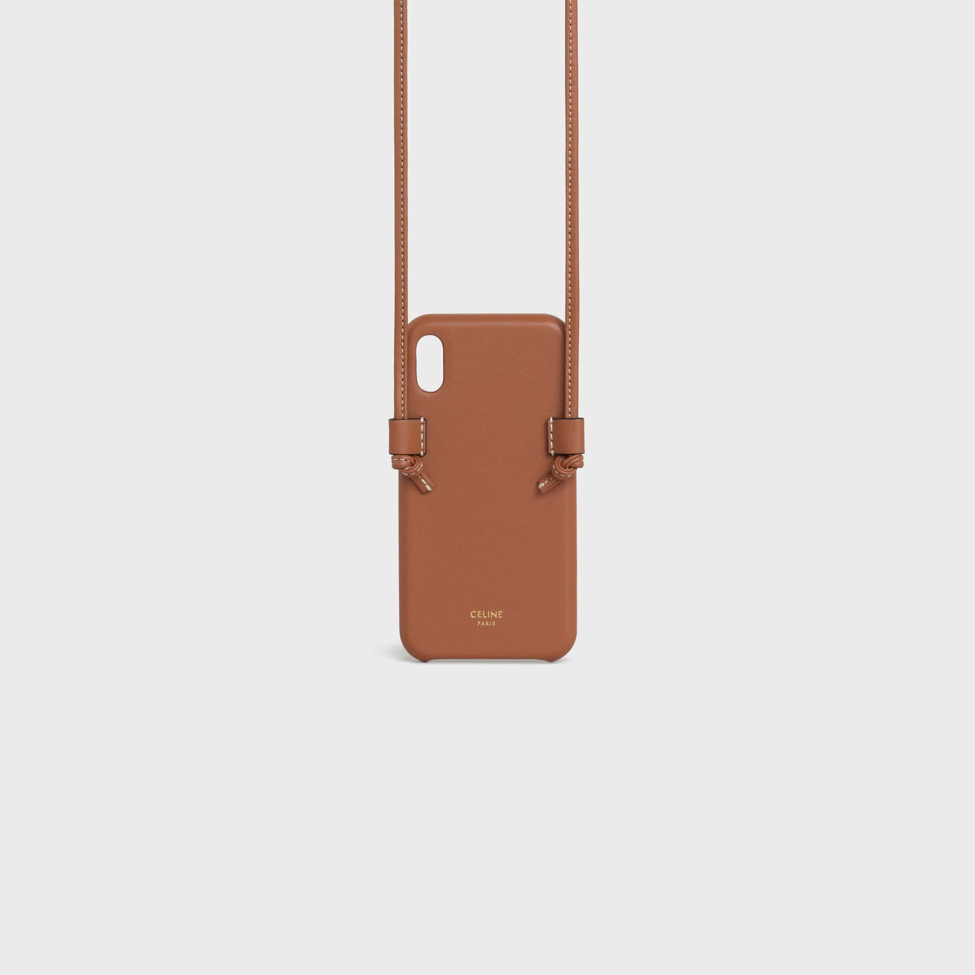 Iphone X & Xs Case Leather Lac - Tan