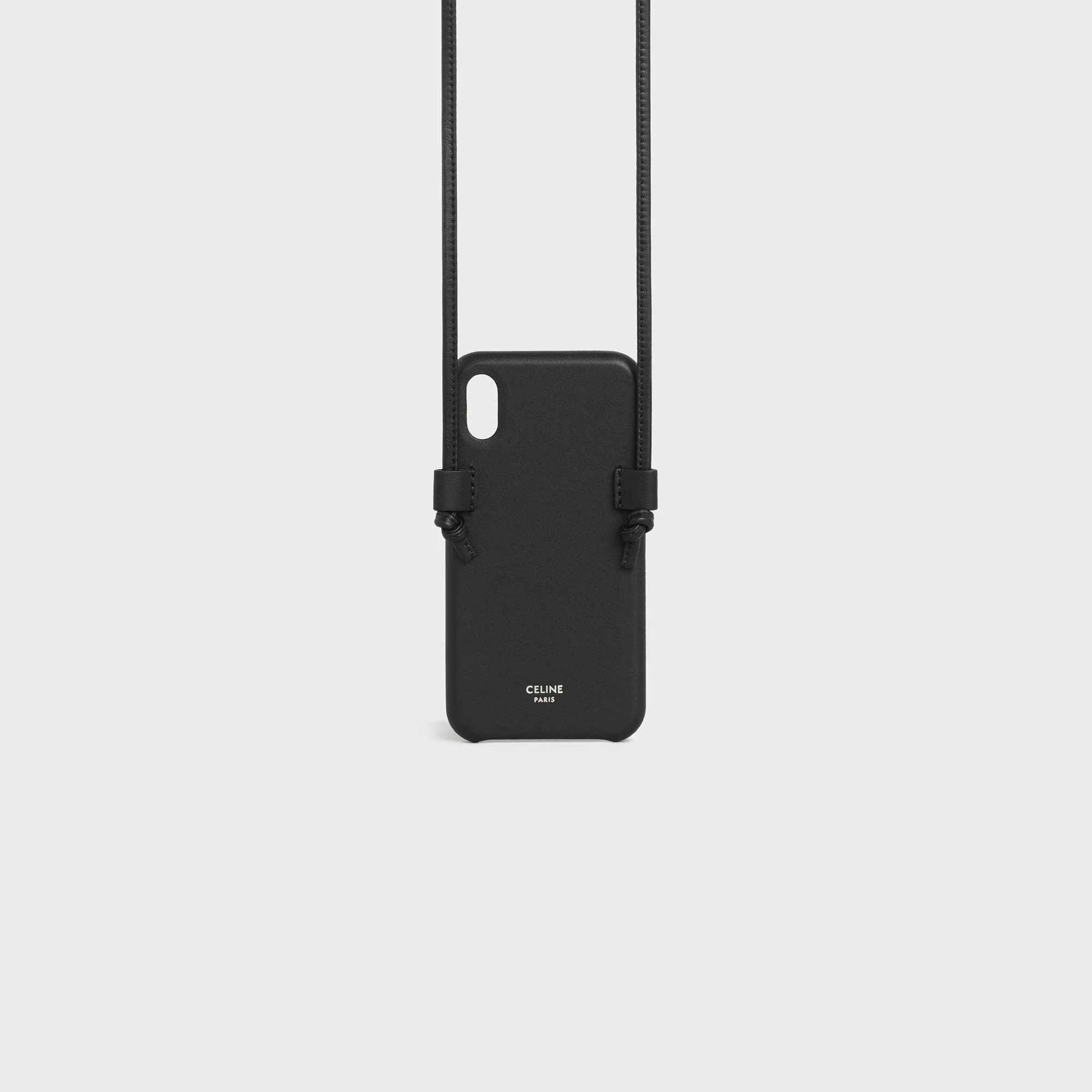 Iphone X & Xs Case Leather Lac - Black