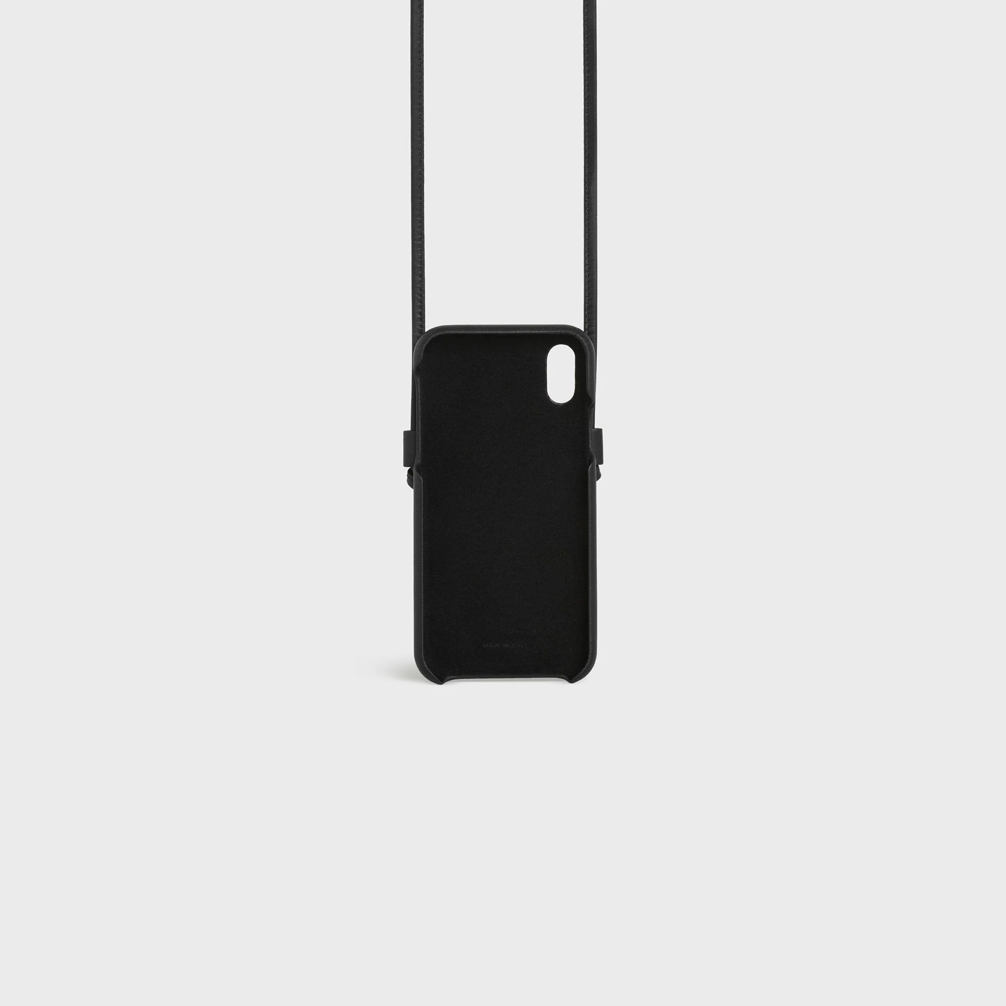 Iphone X & Xs Case Leather Lac - Black - Image 3