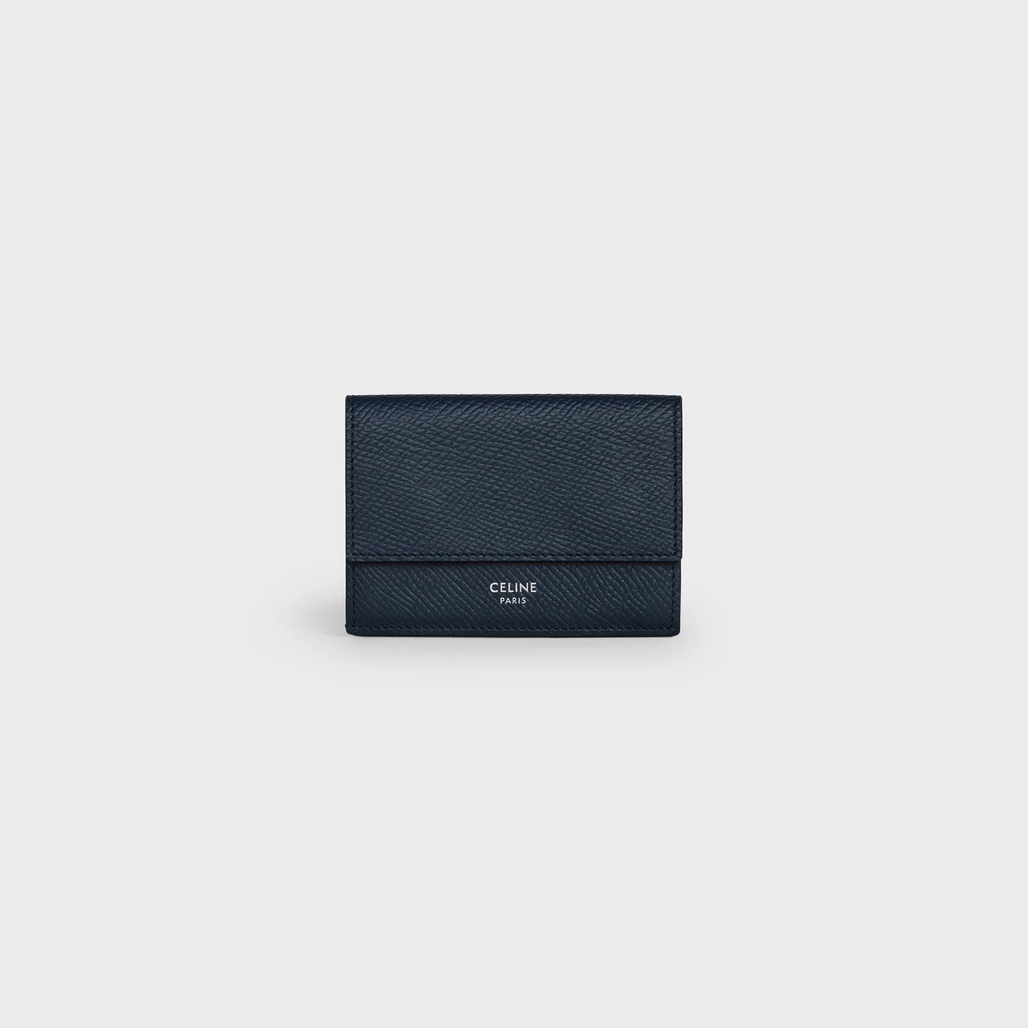 Folded Compact Wallet - Navy Blue