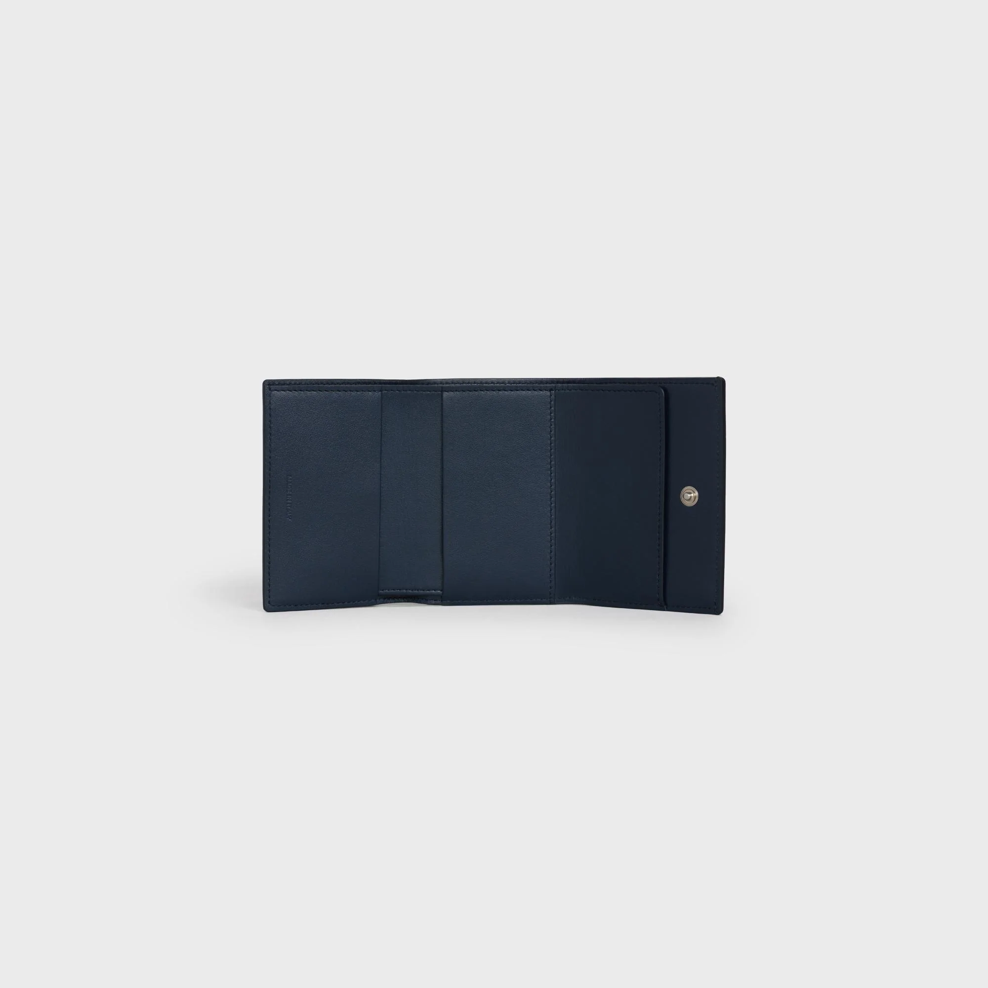 Folded Compact Wallet - Navy Blue - Image 4