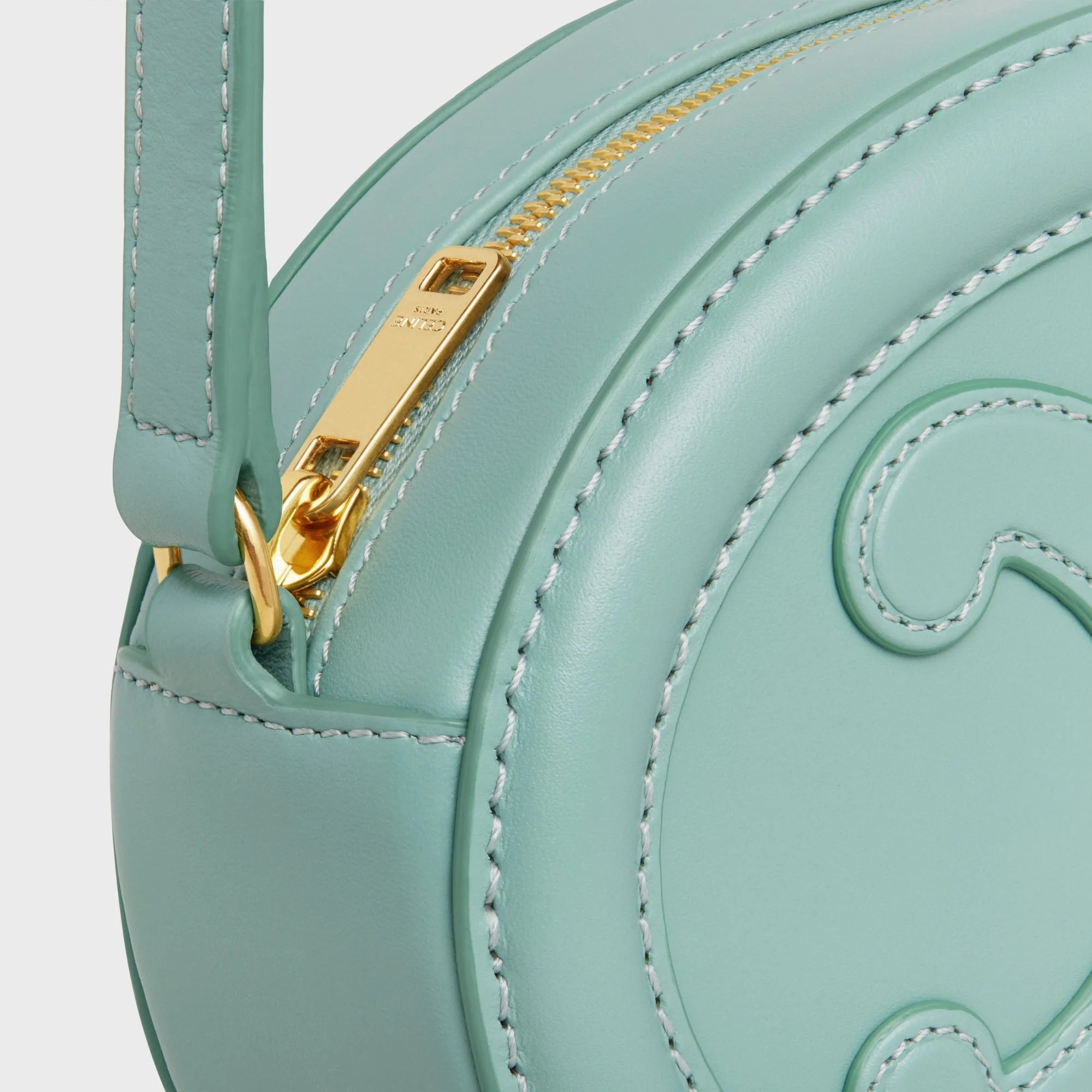 Crossbody Oval Purse - Ice Mint - Image 4