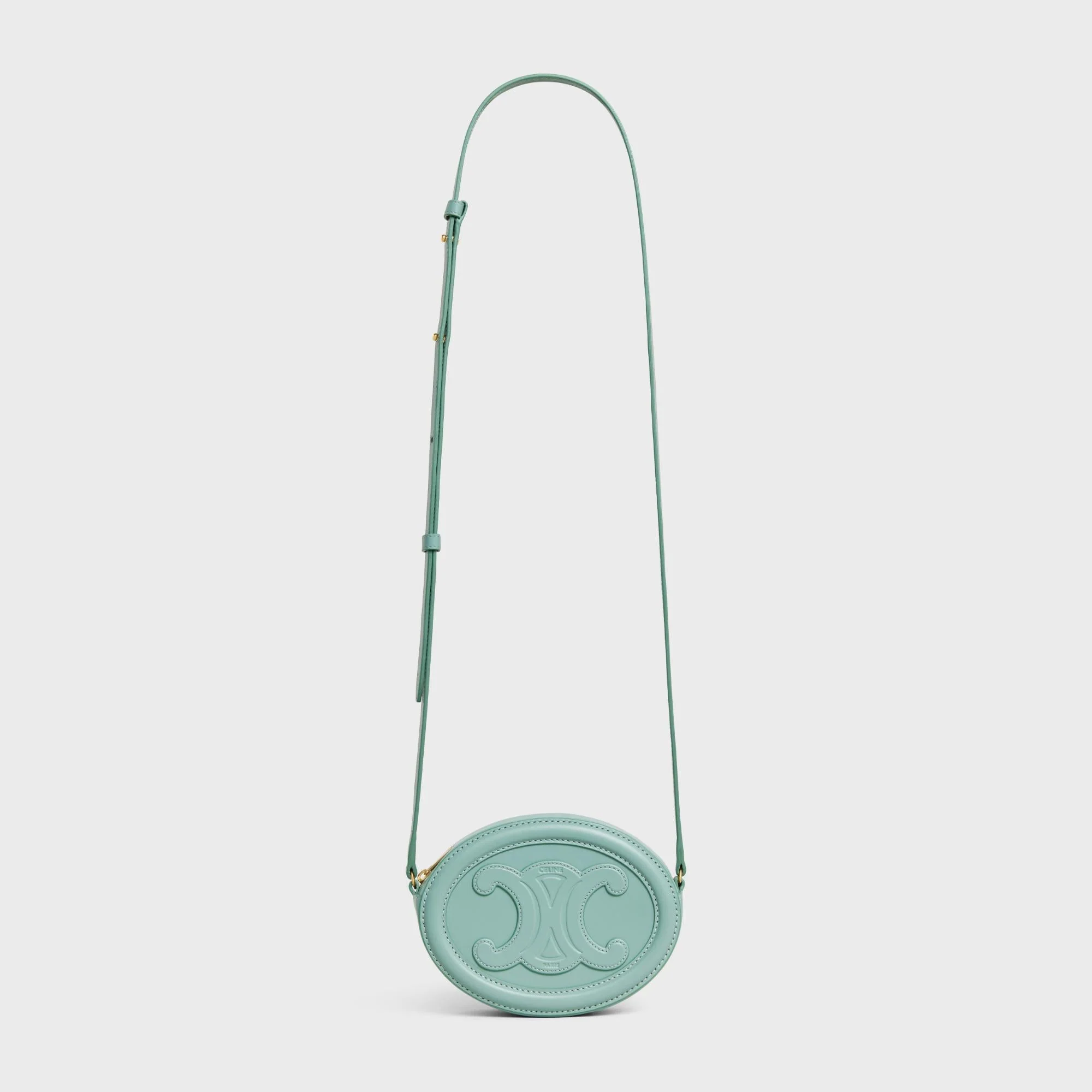 Crossbody Oval Purse - Ice Mint - Image 5