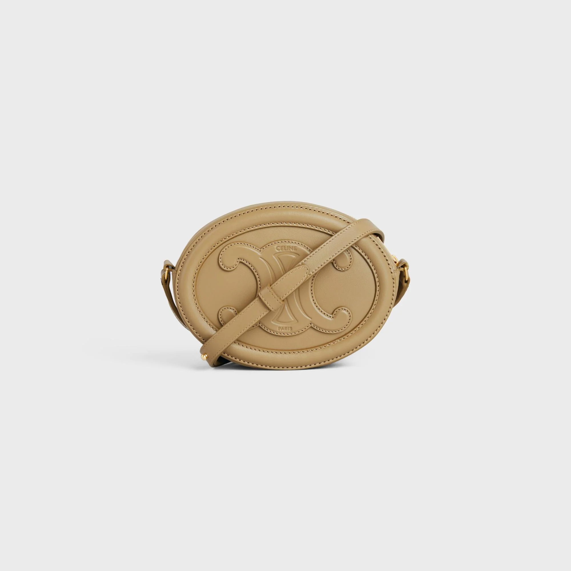 Crossbody Oval Purse - Olive - Image 3