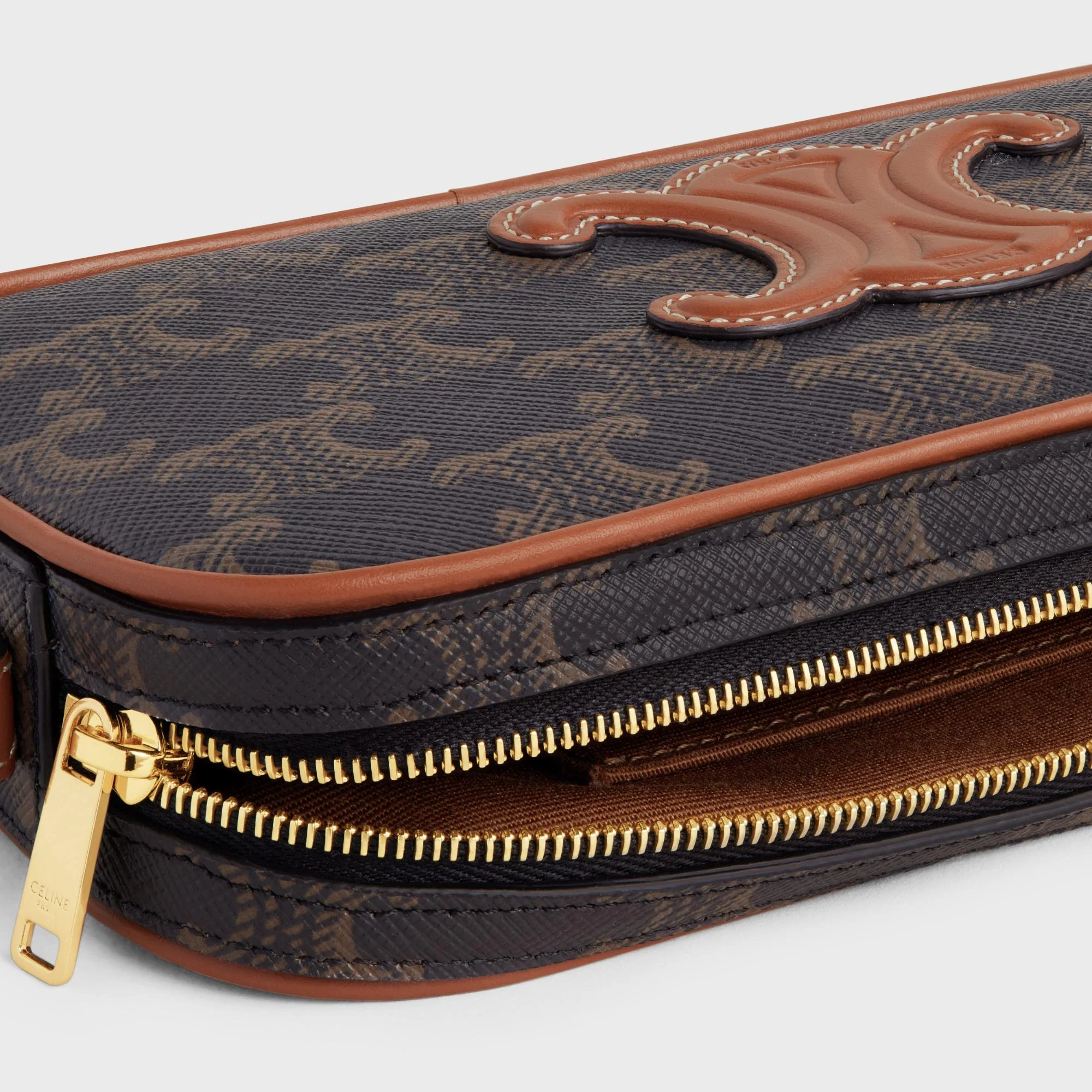 Mini Camera Shoulder Bag - Tan - Image 4