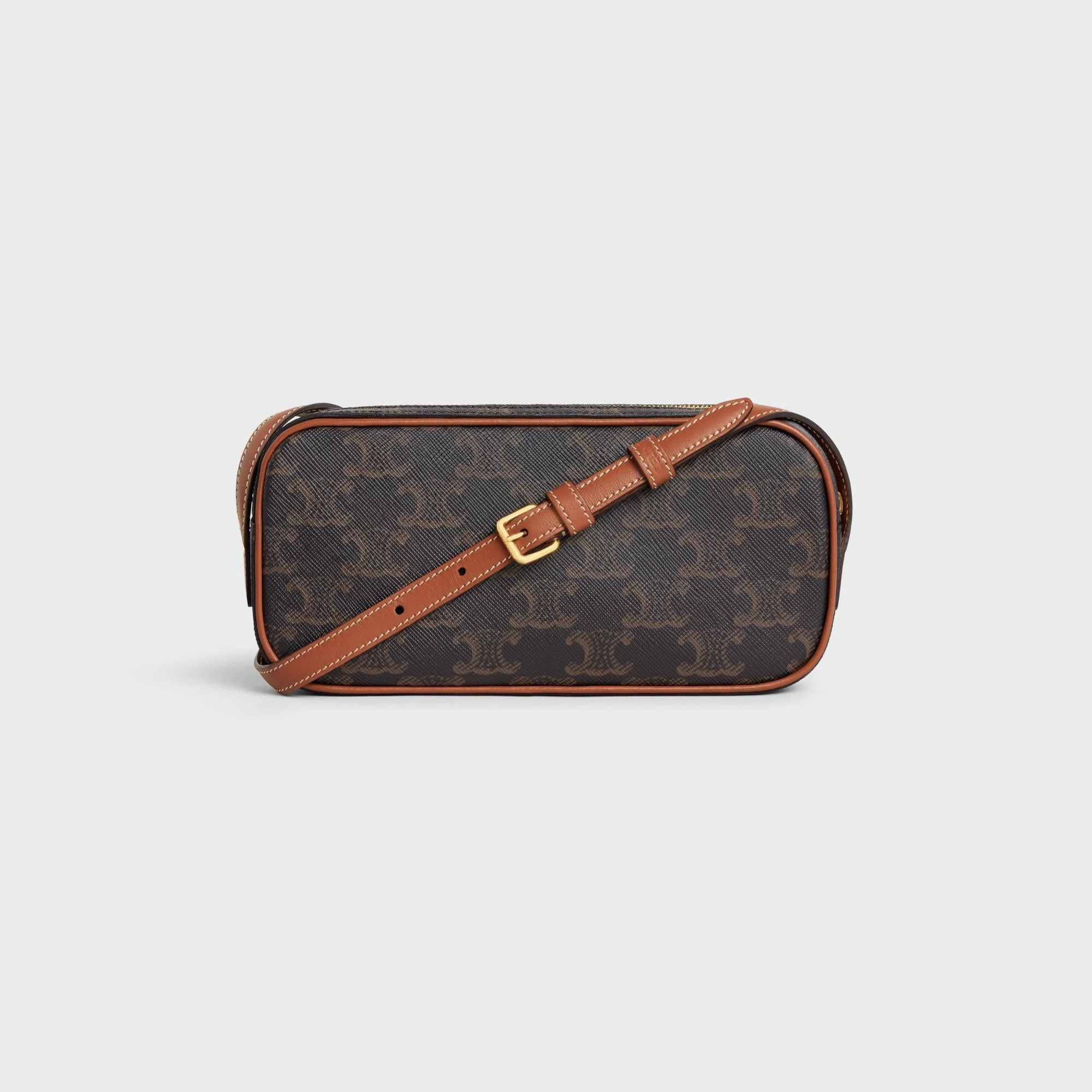 Mini Camera Shoulder Bag - Tan - Image 3