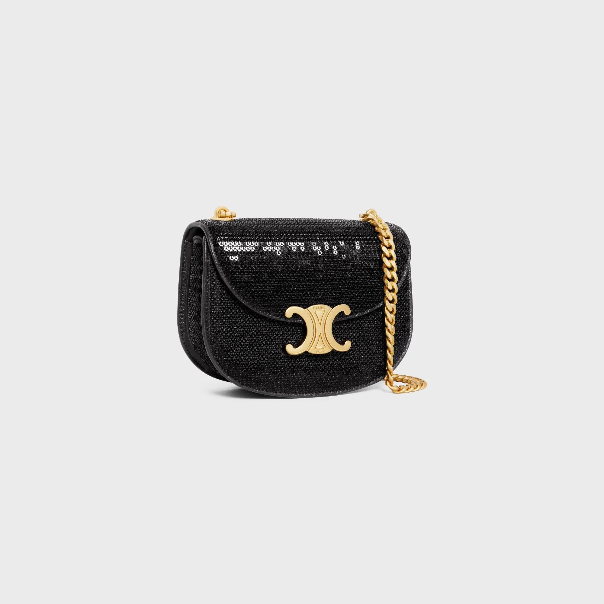 Mini Shoulder Chain Besaceclea - Black - Image 2