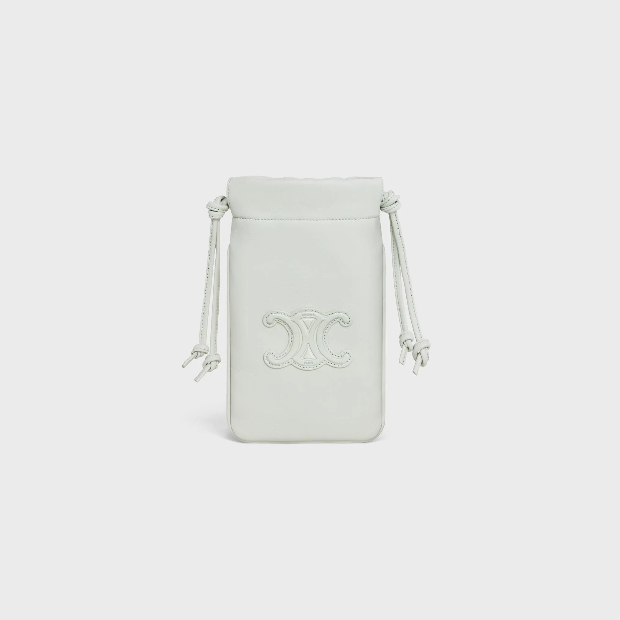 Drawstring Phone Pouch - Jade