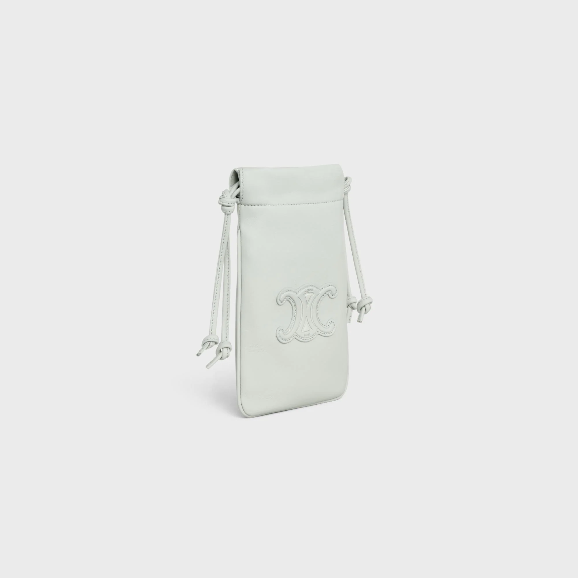 Drawstring Phone Pouch - Jade - Image 3