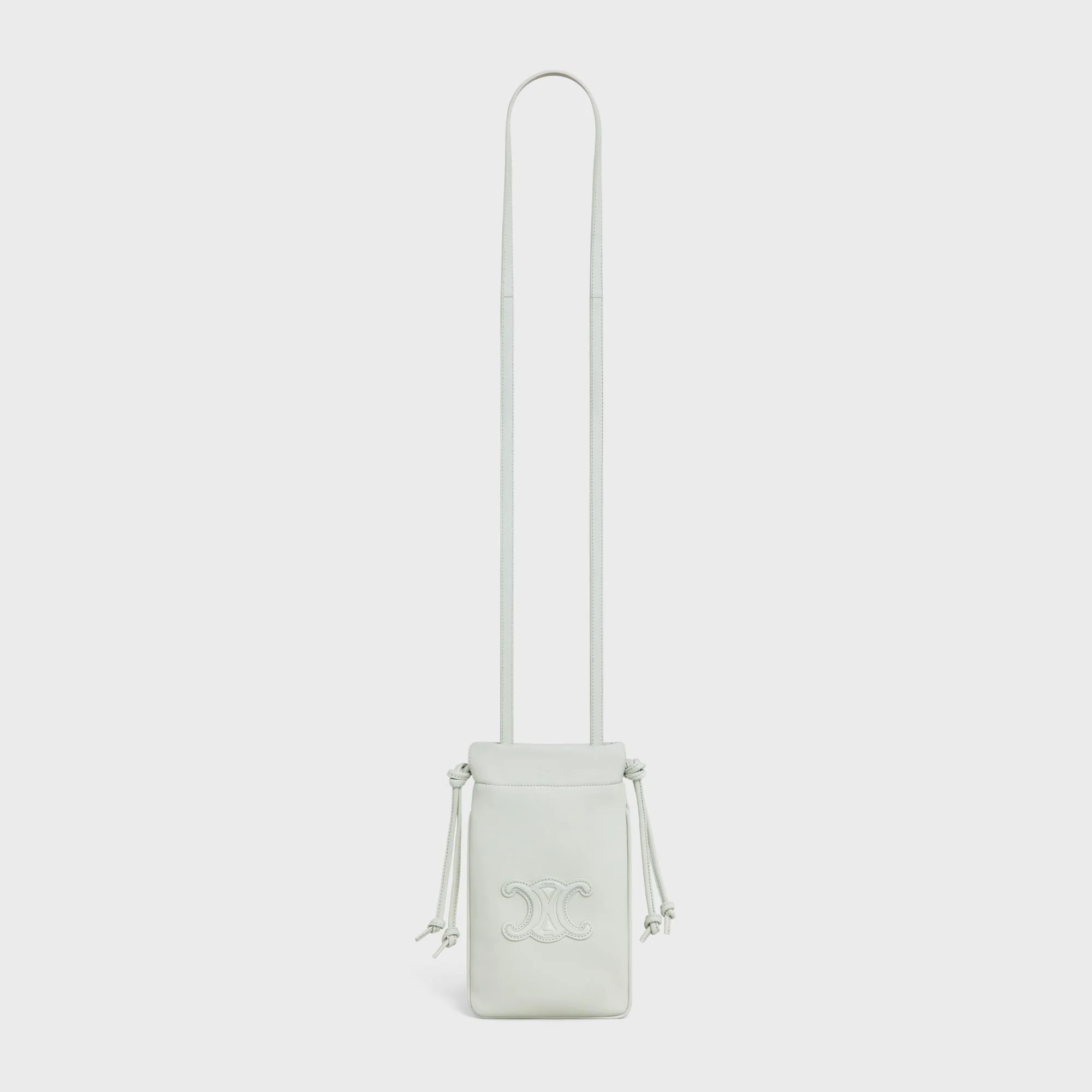 Drawstring Phone Pouch - Jade - Image 4
