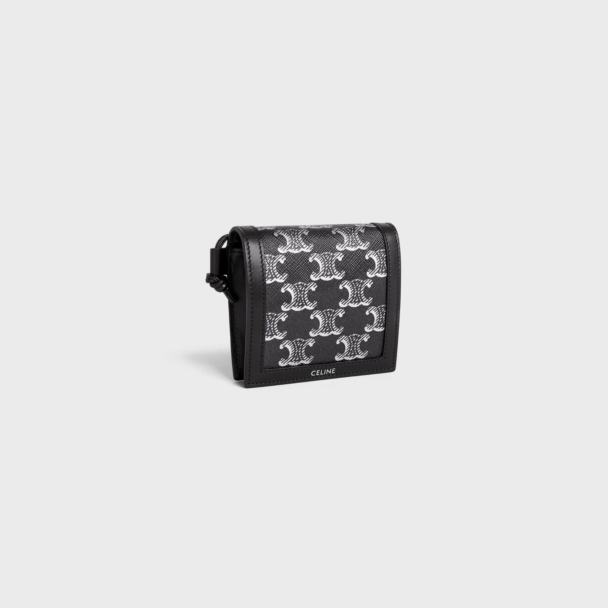 Necklace Wallet - Silver/Black - Image 3