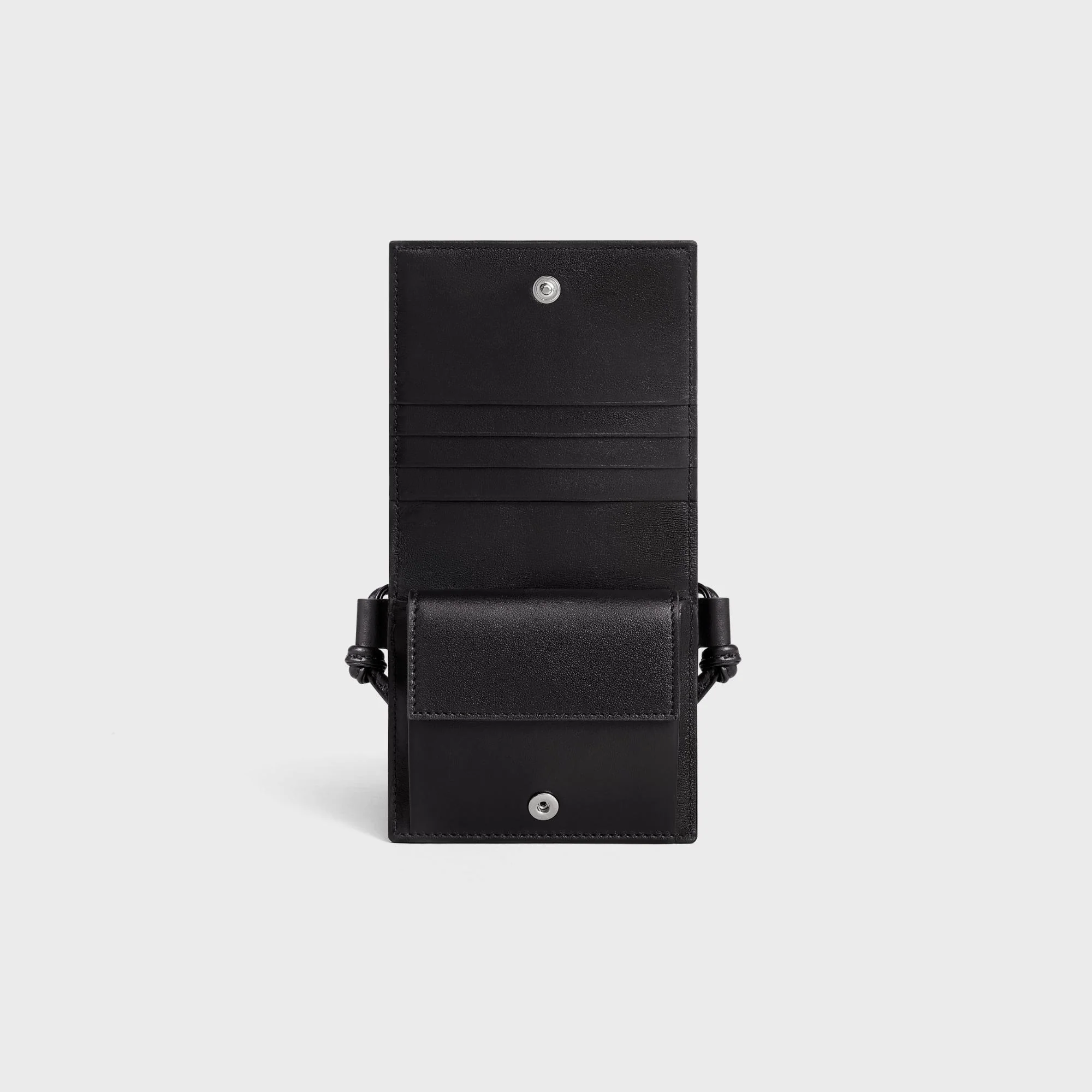 Necklace Wallet - Silver/Black - Image 4