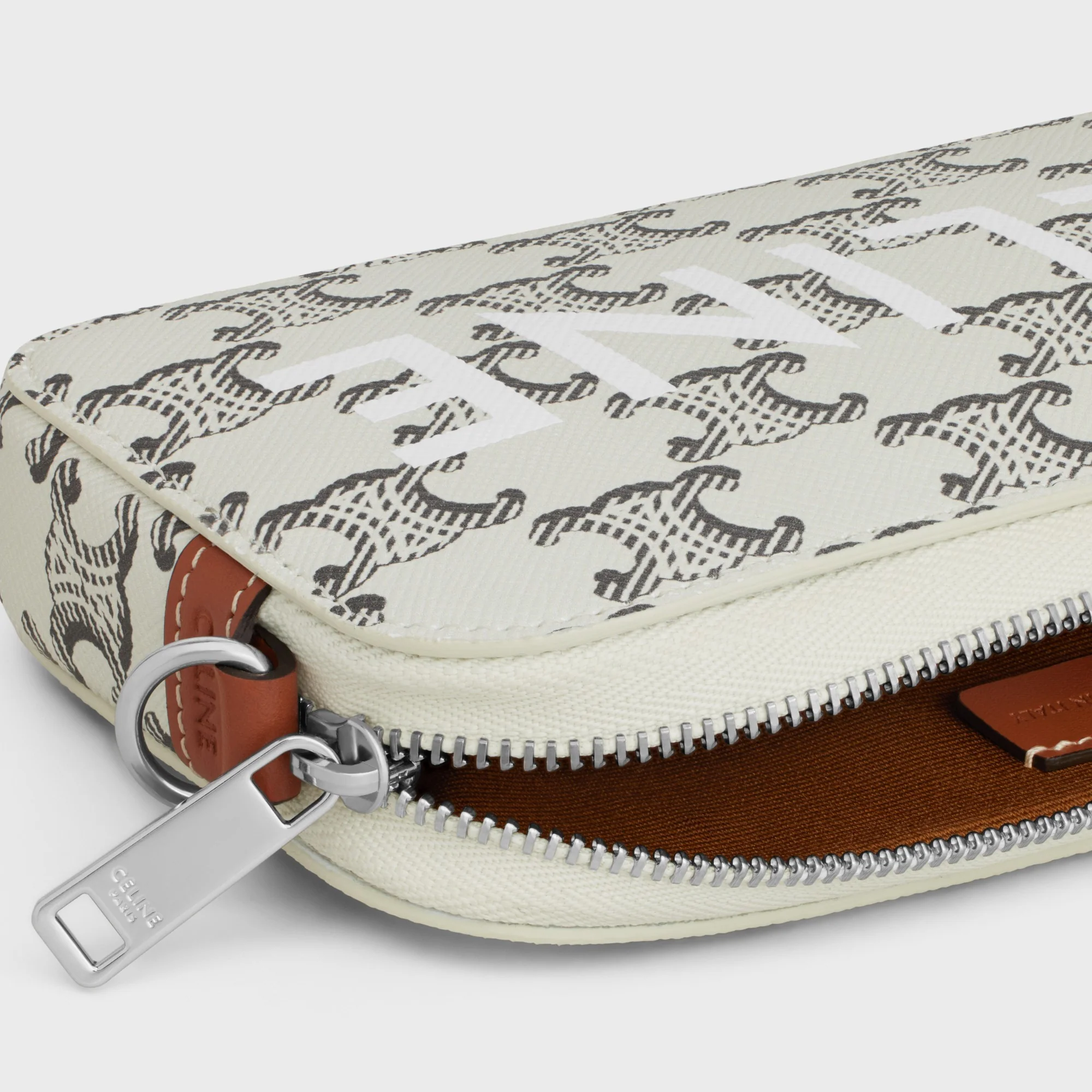 Horizontal Pouch - Tan/Ecru - Image 4