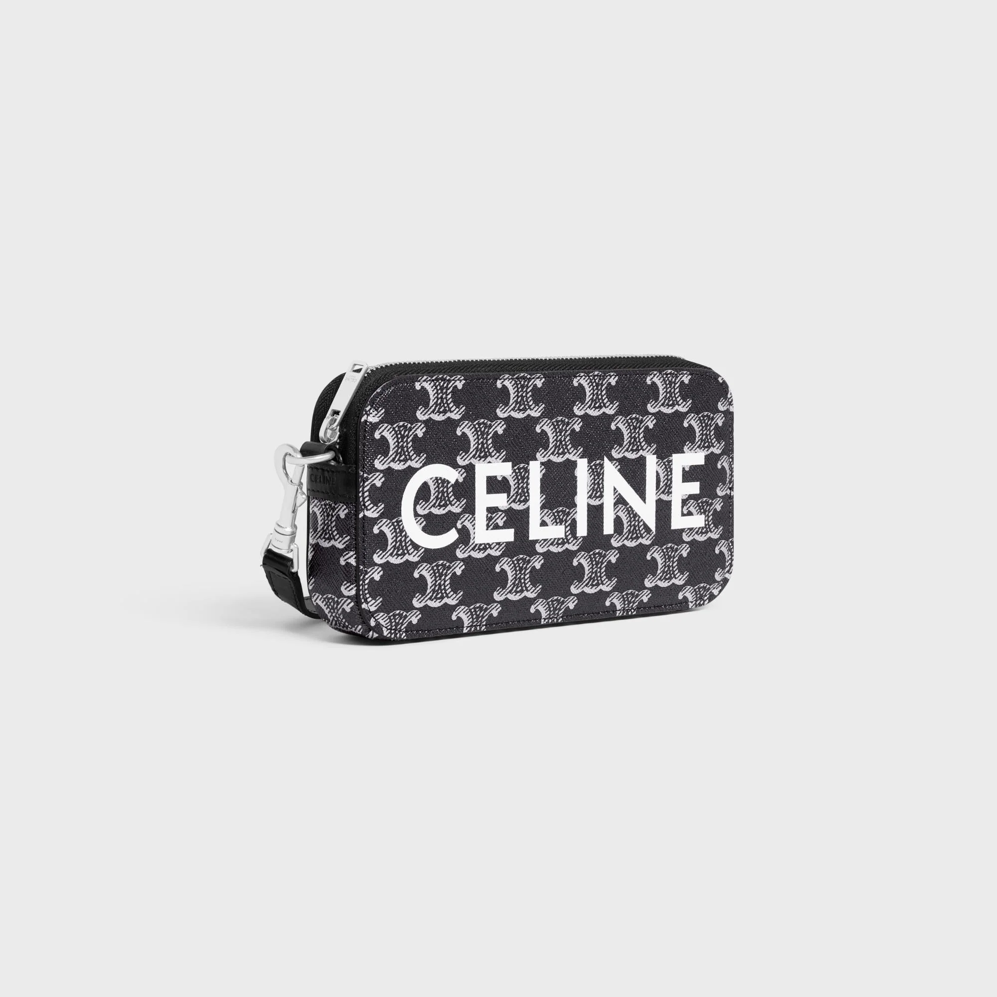 Horizontal Pouch - Silver/Black - Image 2