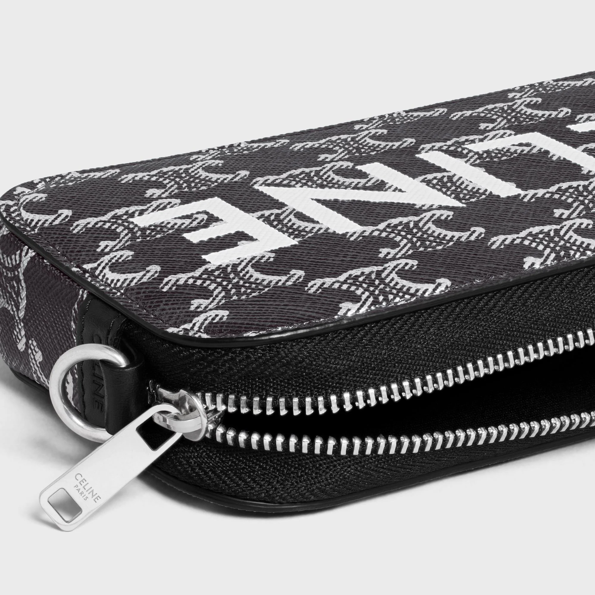Horizontal Pouch - Silver/Black - Image 4
