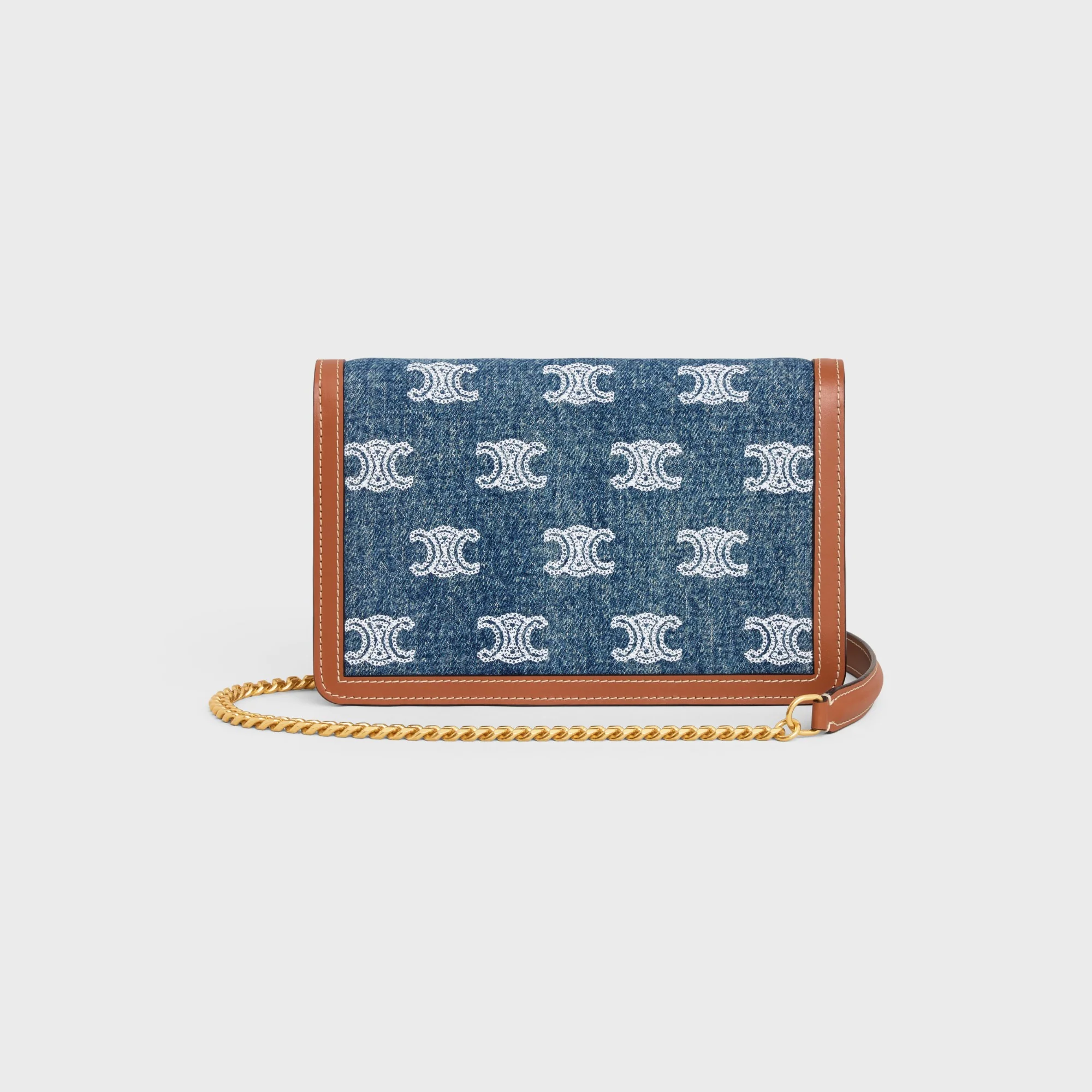 Wallet On Chain Margo - Navy/Tan - Image 3