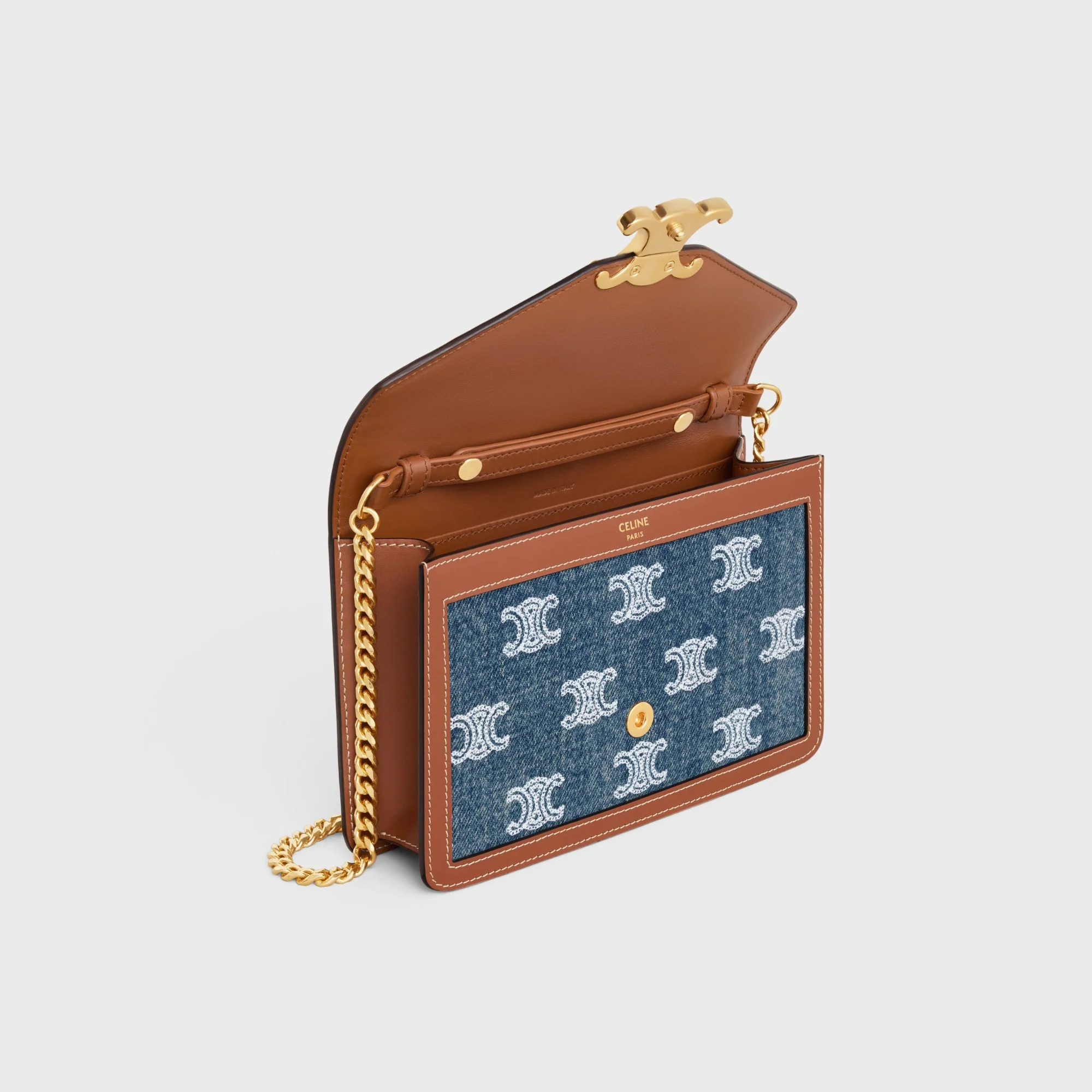 Wallet On Chain Margo - Navy/Tan - Image 4