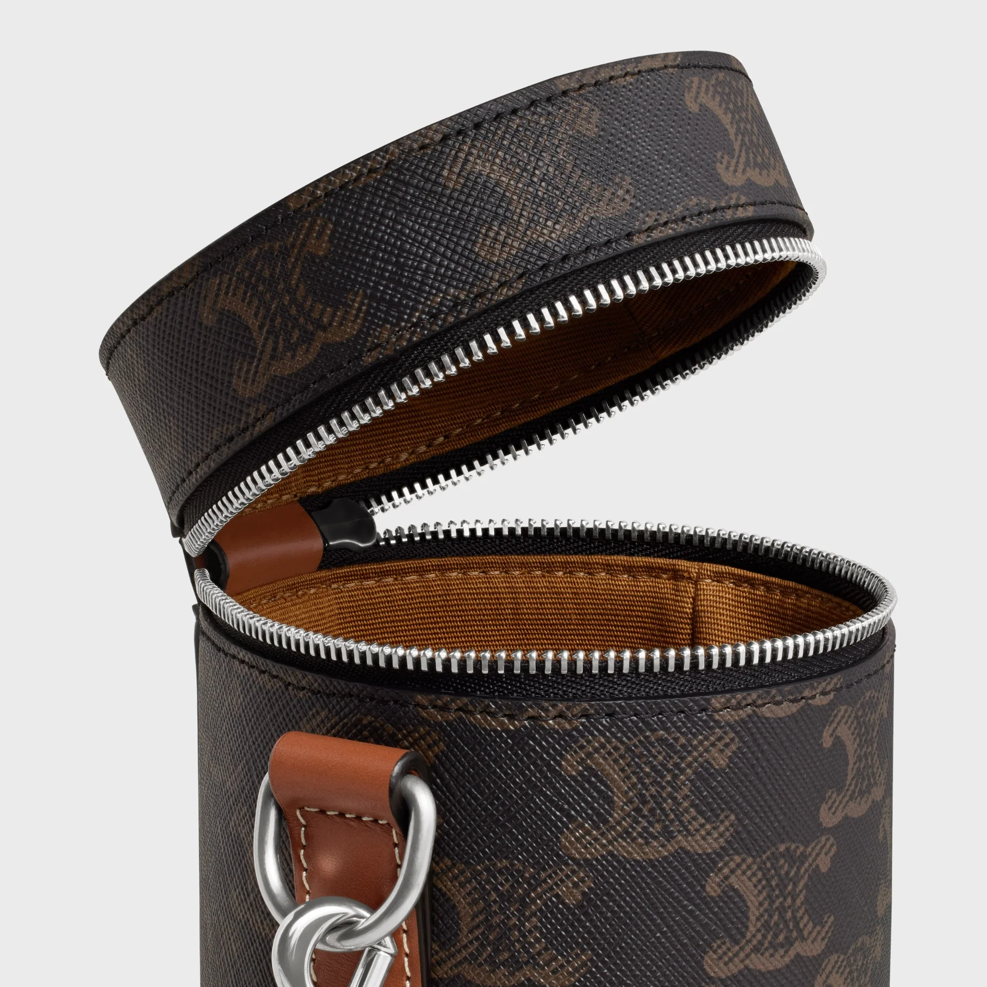 Triomphe Canvas Vertical Cylinder - Tan - Image 4
