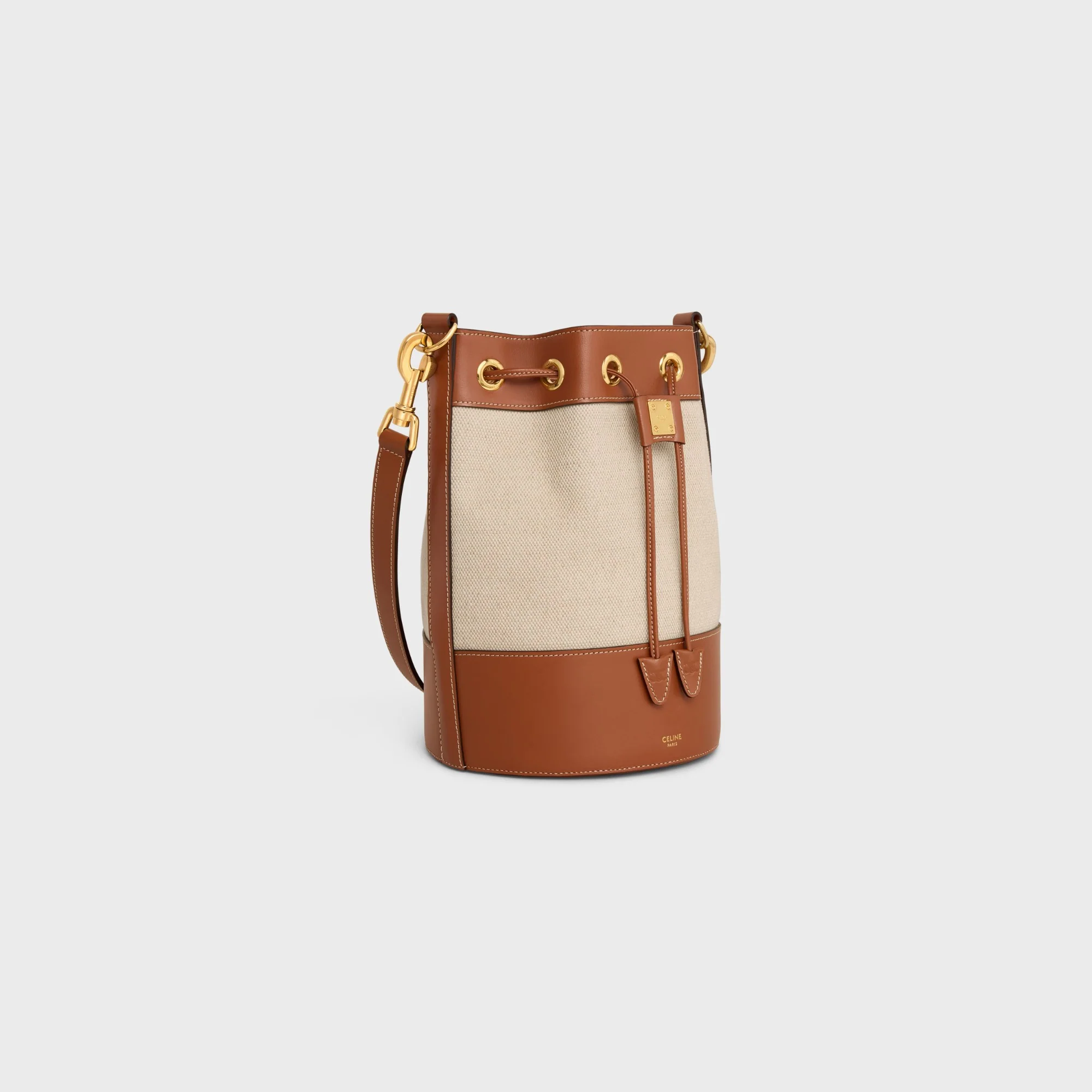 Small Drawstring - Natural/Tan - Image 2