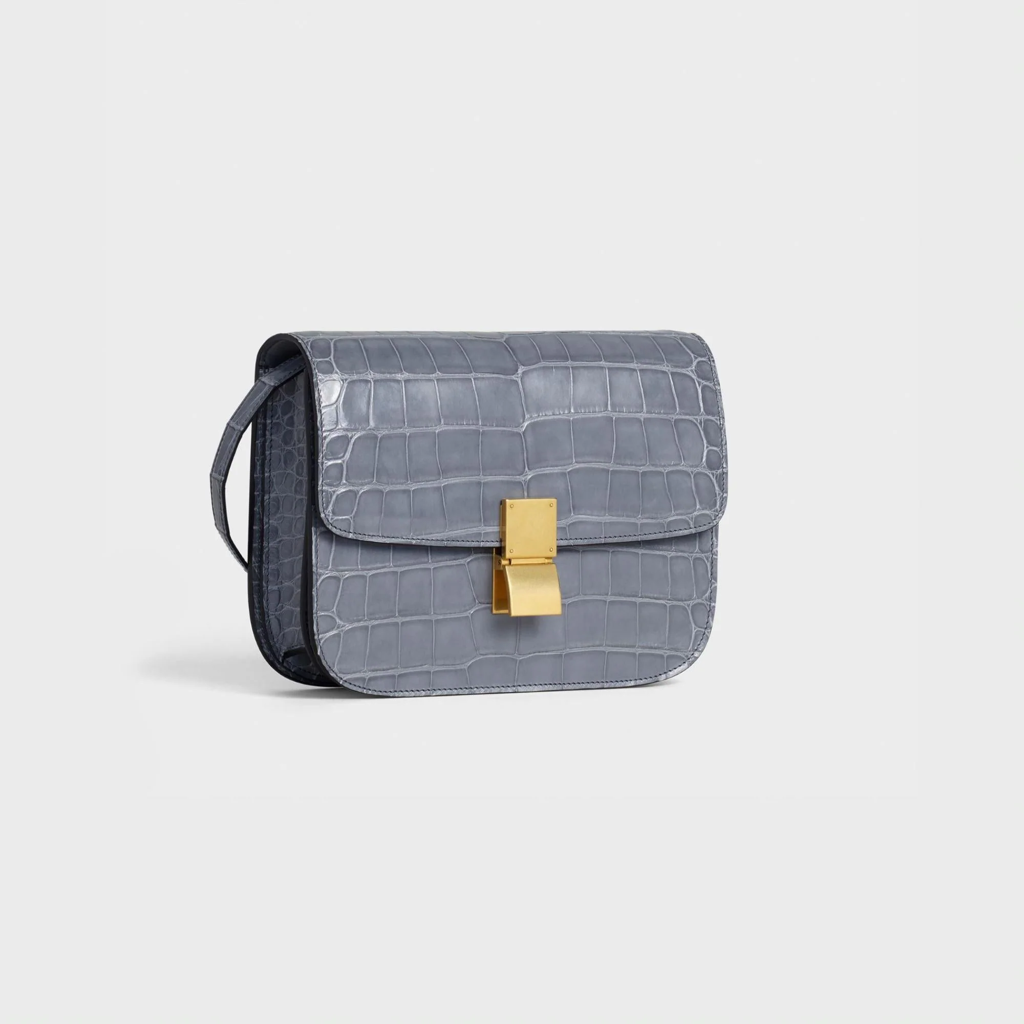 Classic Medium - Medium Grey Croc - Image 2