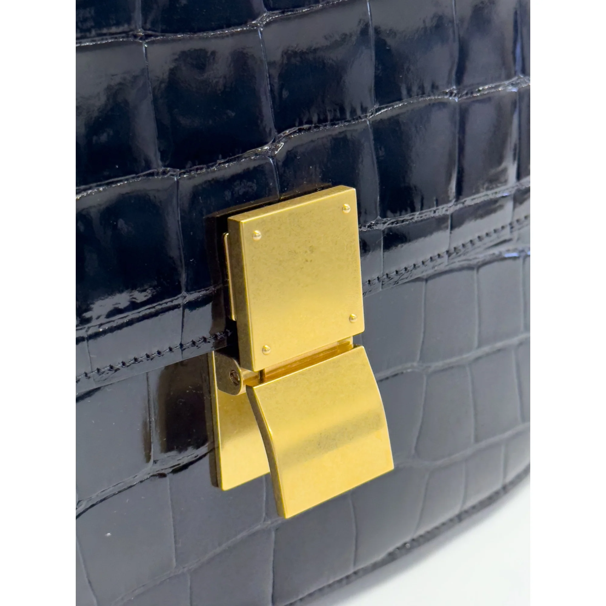Classic Medium - Black Croc - Image 4