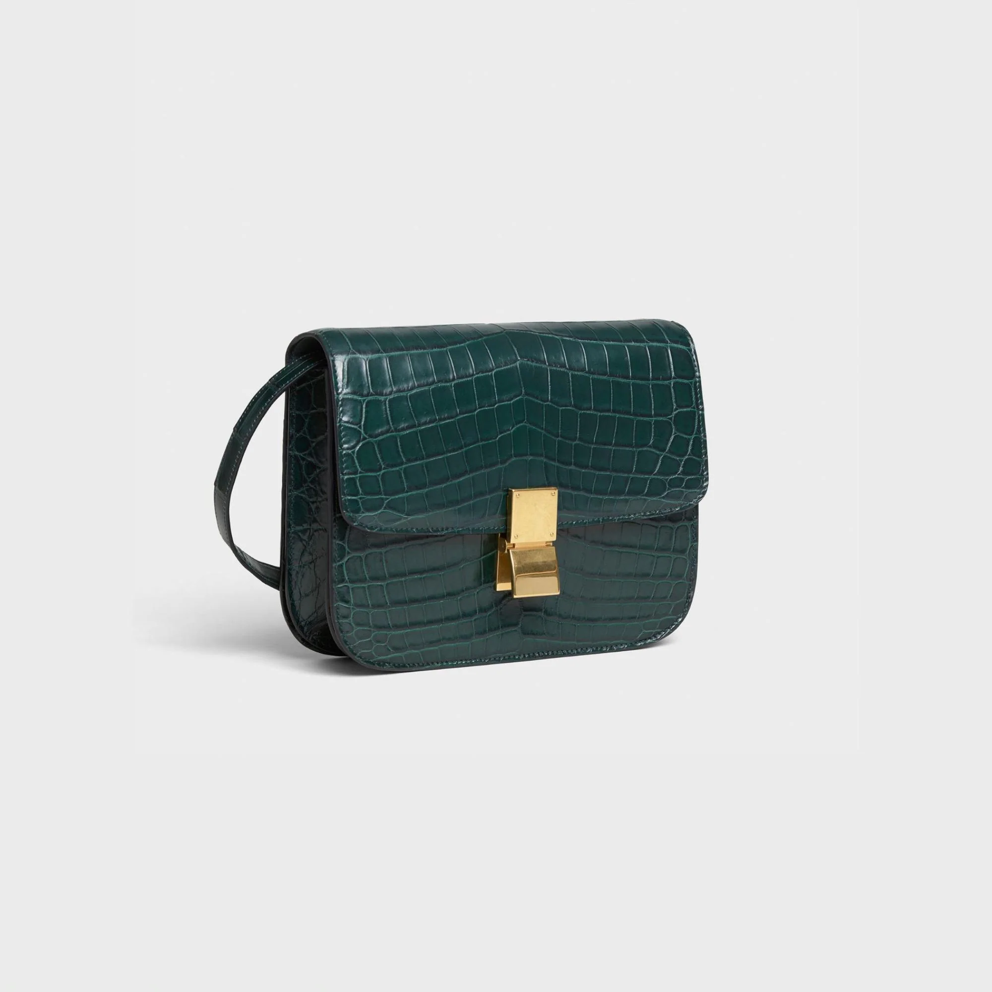 Classic Medium - Dark Green Croc - Image 2