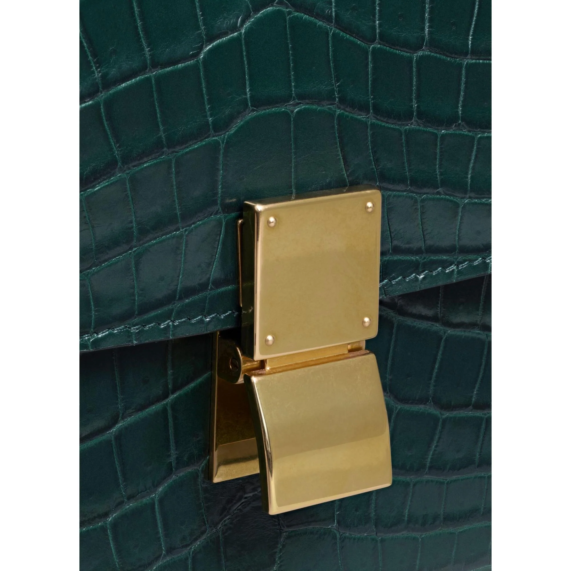 Classic Medium - Dark Green Croc - Image 3