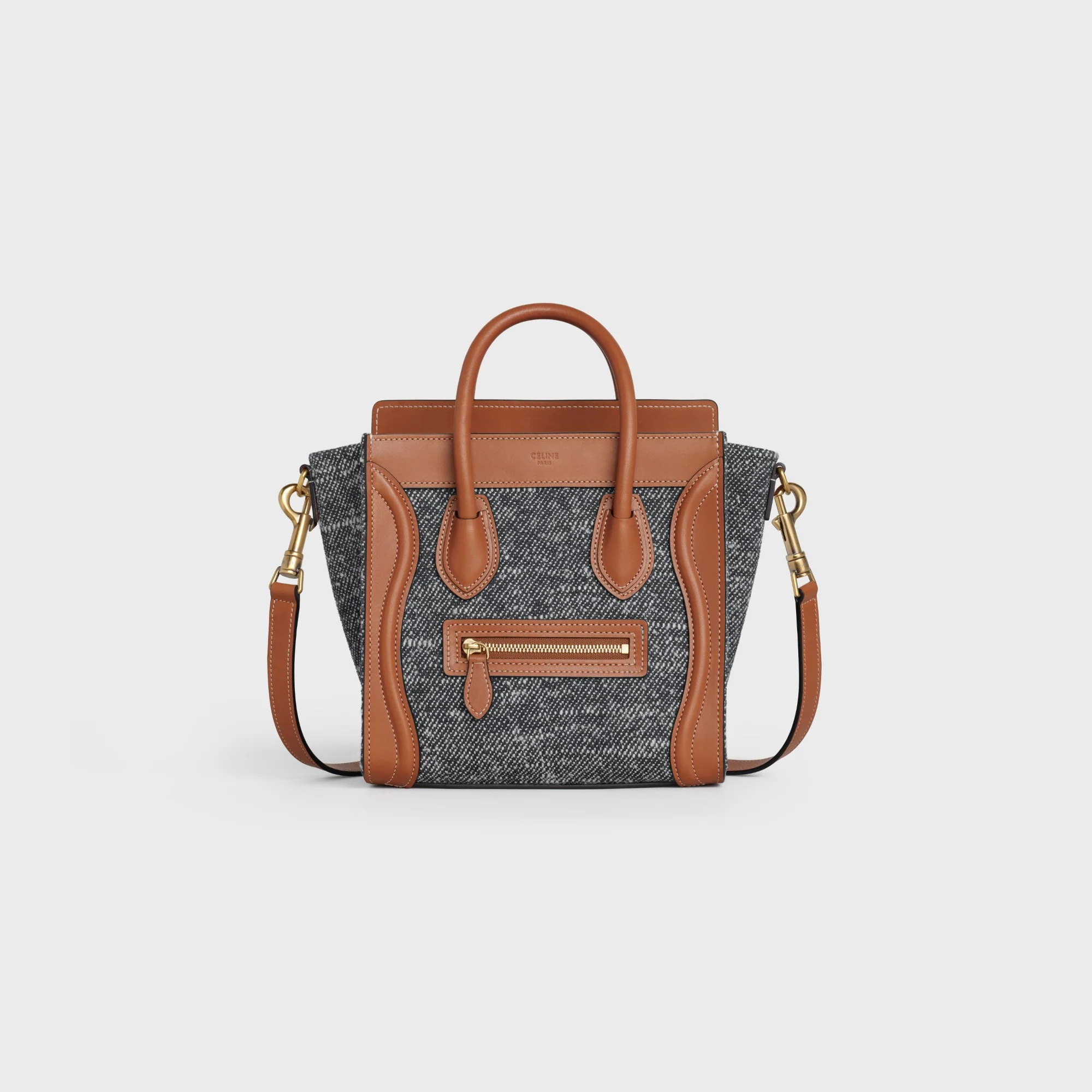 Luggage Nano - Navy/Tan