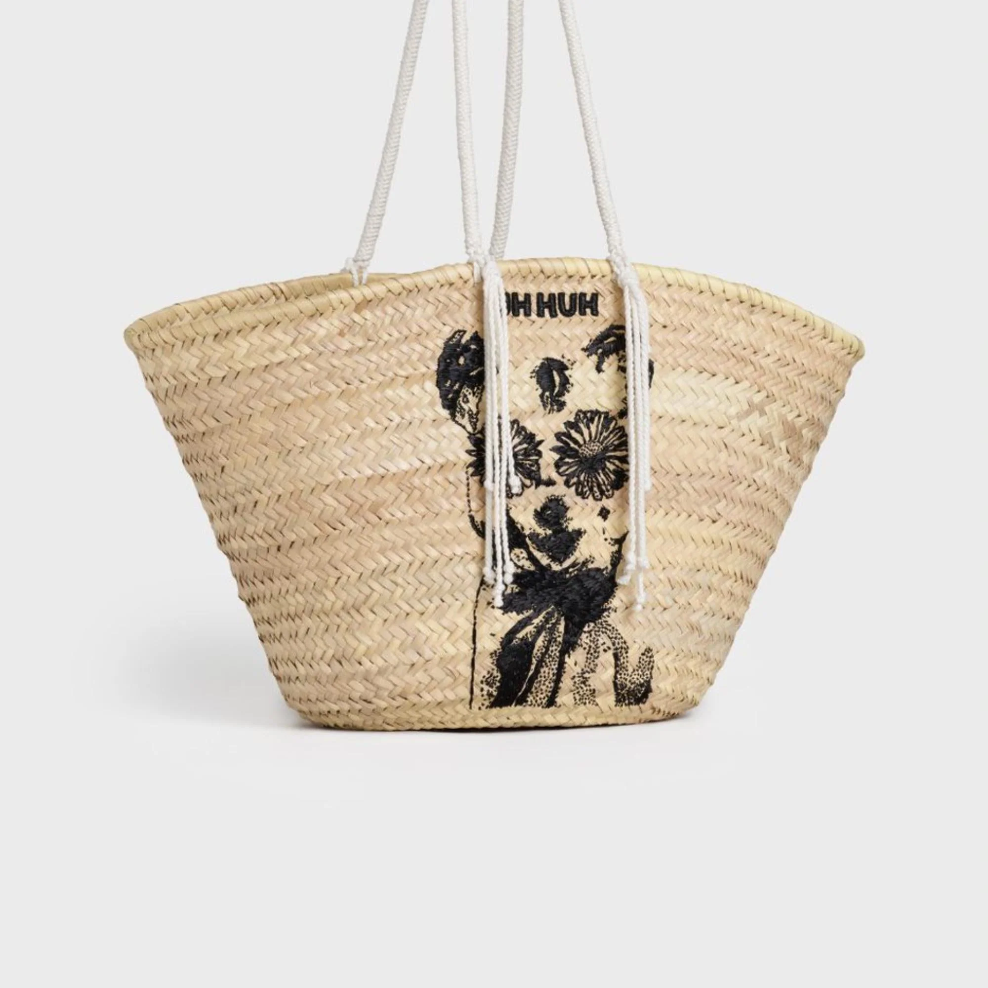Large Wide Celine Classic Basket - Uh Huh Black - Image 4
