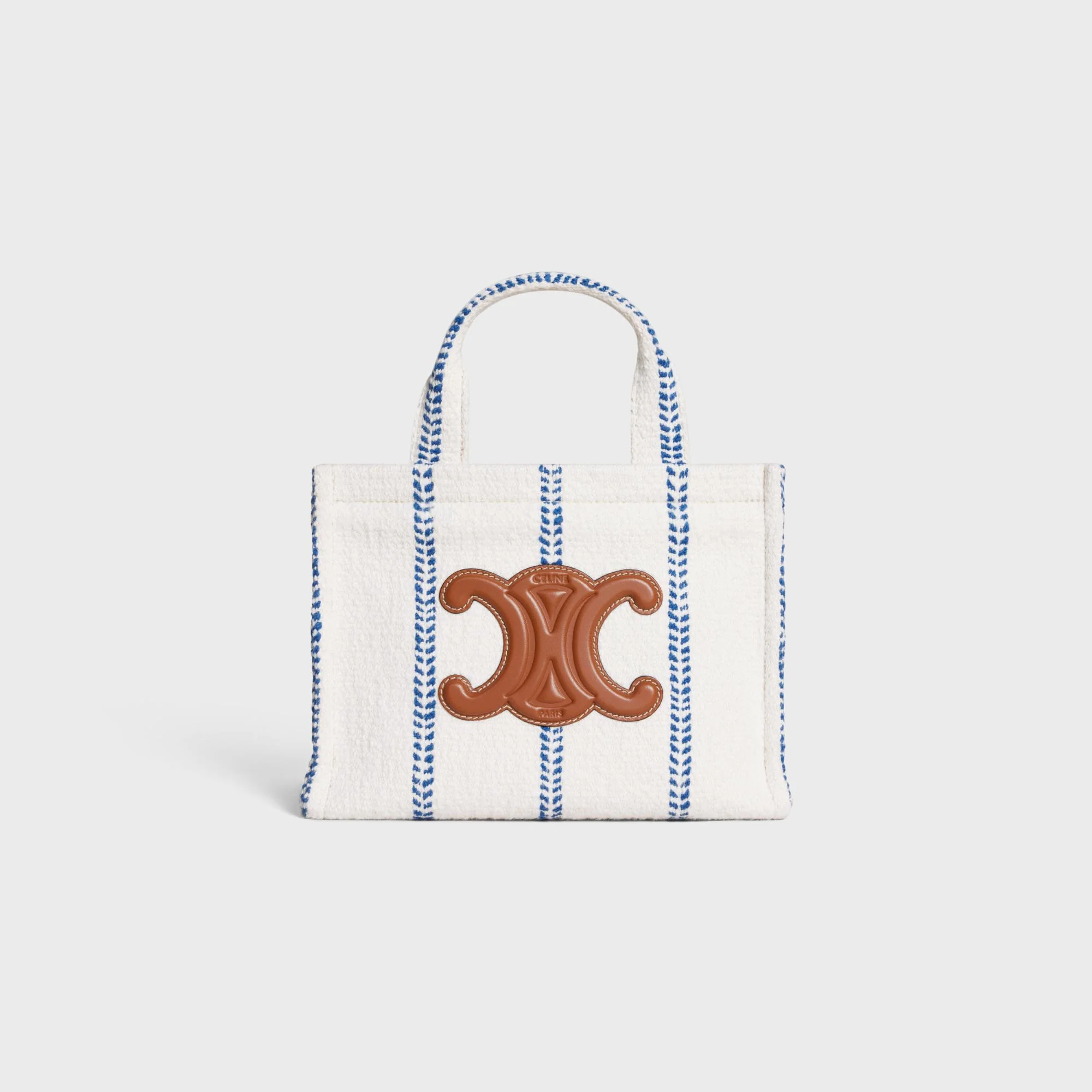 Thais Small Tote - White/Blue