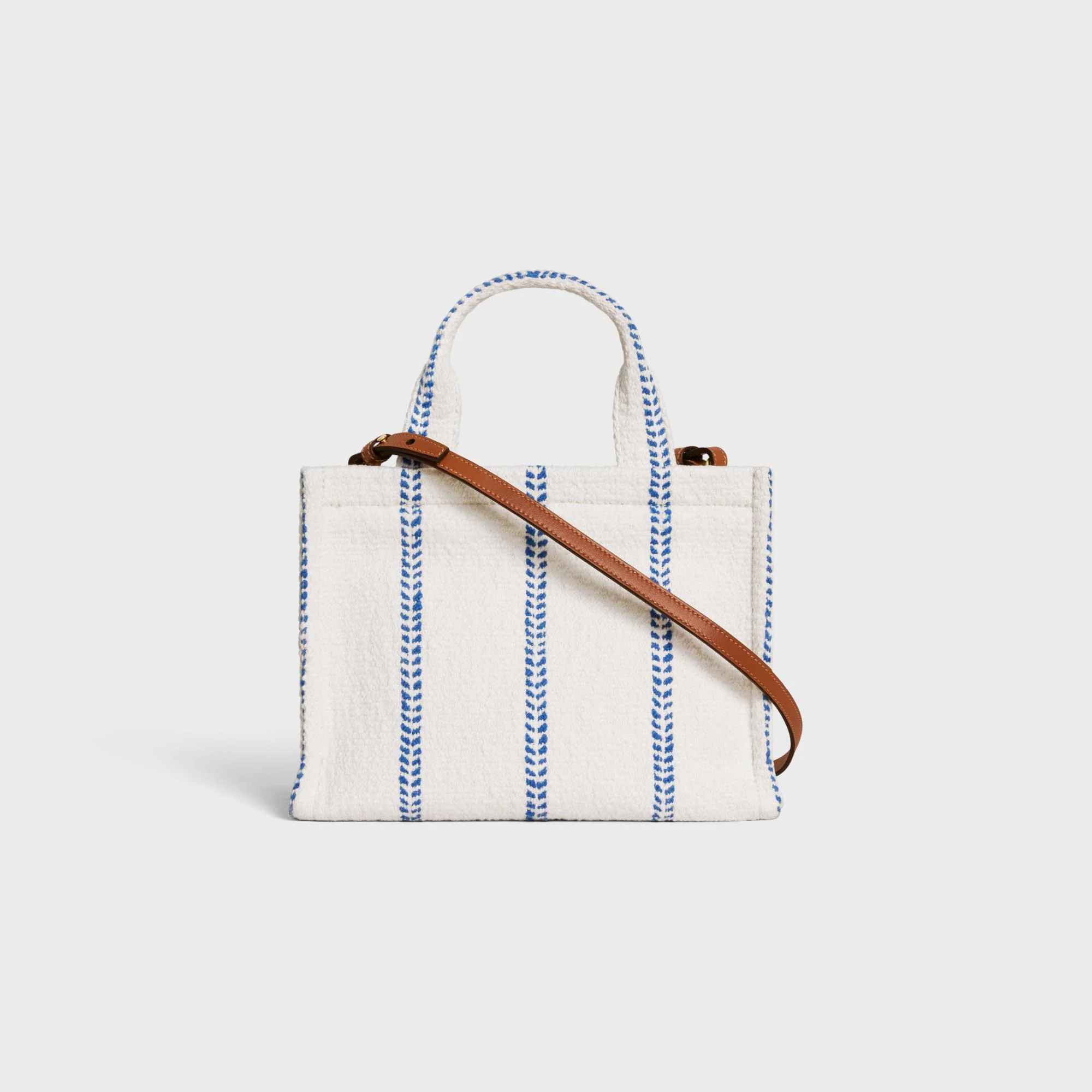 Thais Small Tote - White/Blue - Image 3