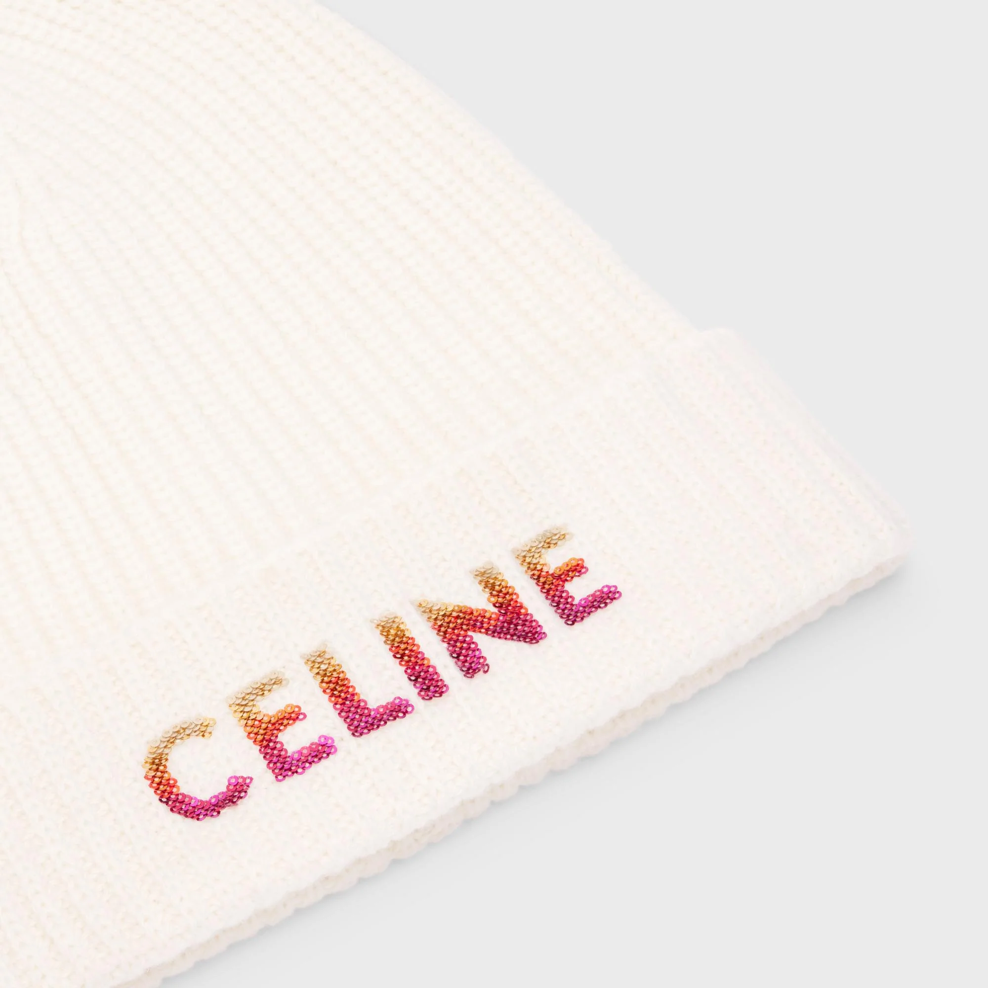 Celine Beanie - Off White - Image 2
