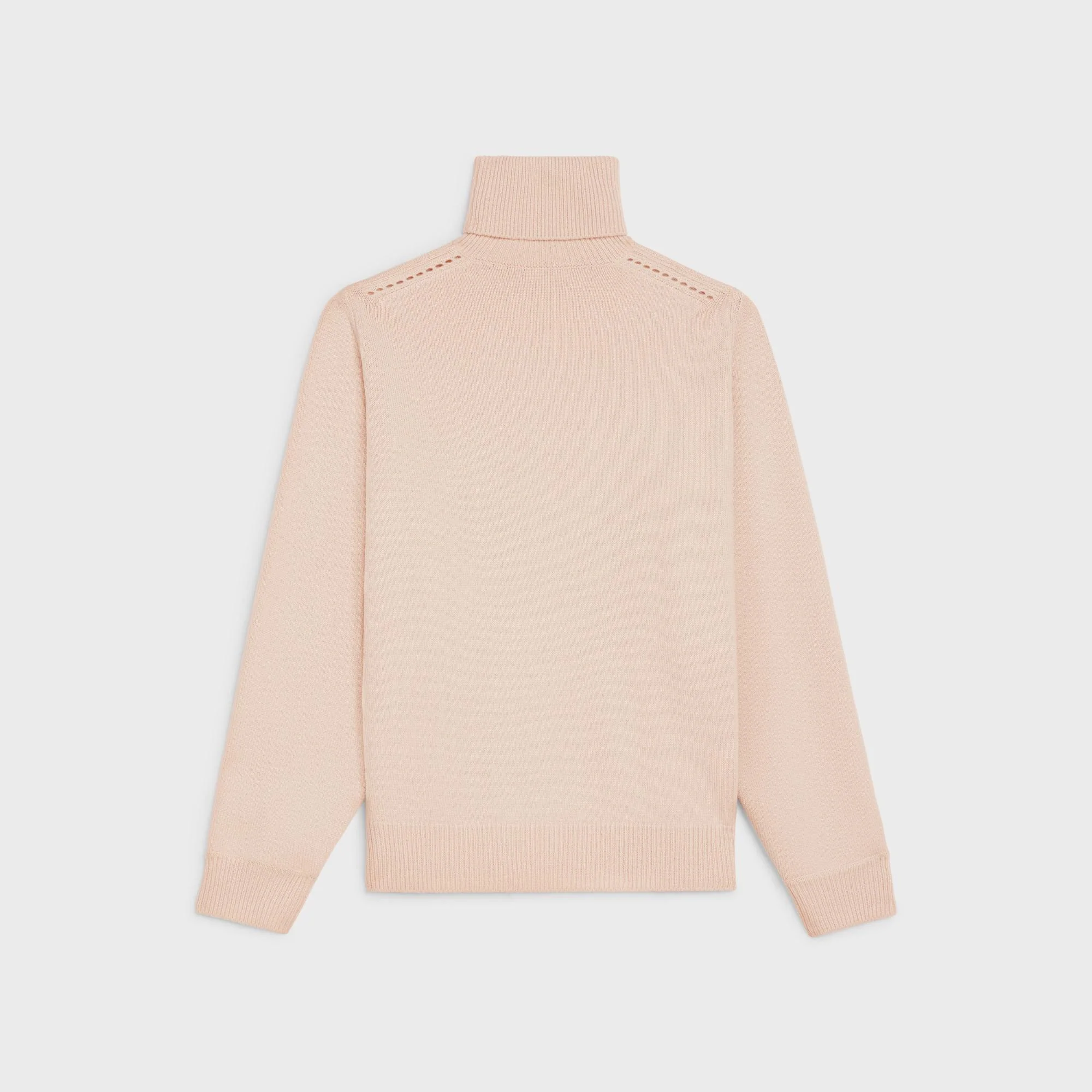 Sulky Boxy Turtle Neck Sweater - Light Blush - Image 2