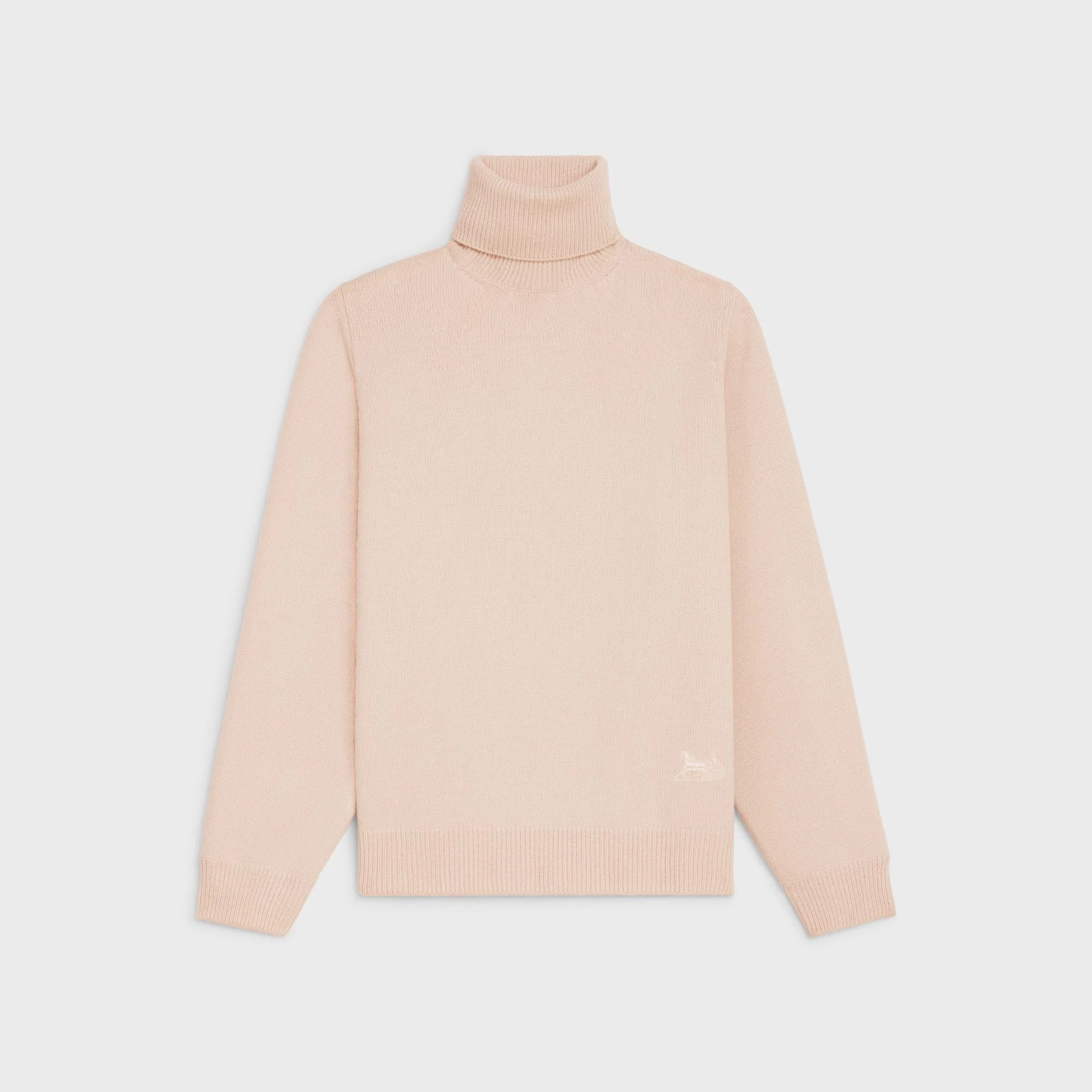 Sulky Boxy Turtle Neck Sweater - Light Blush