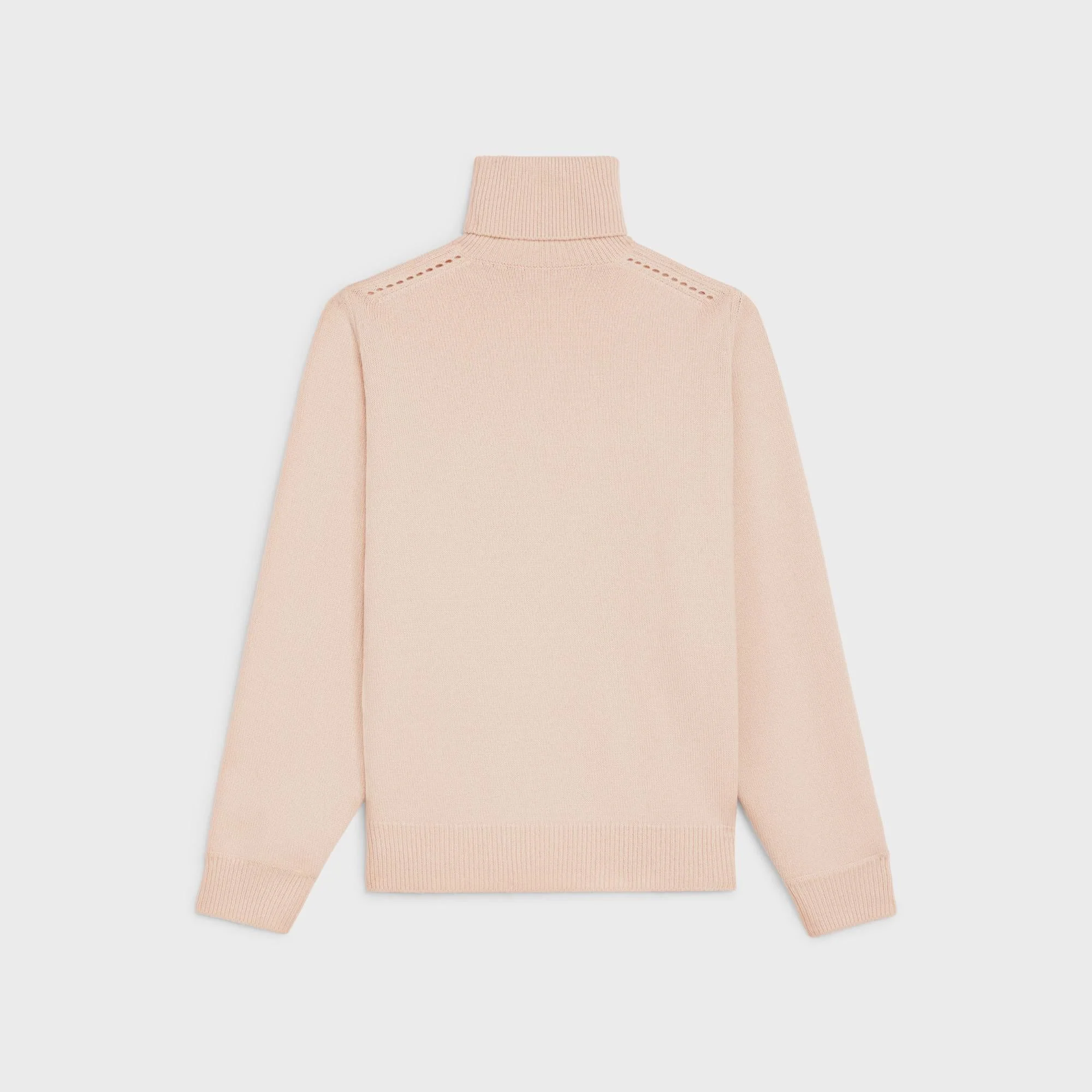 Sulky Boxy Turtle Neck Sweater - Light Blush - Image 2