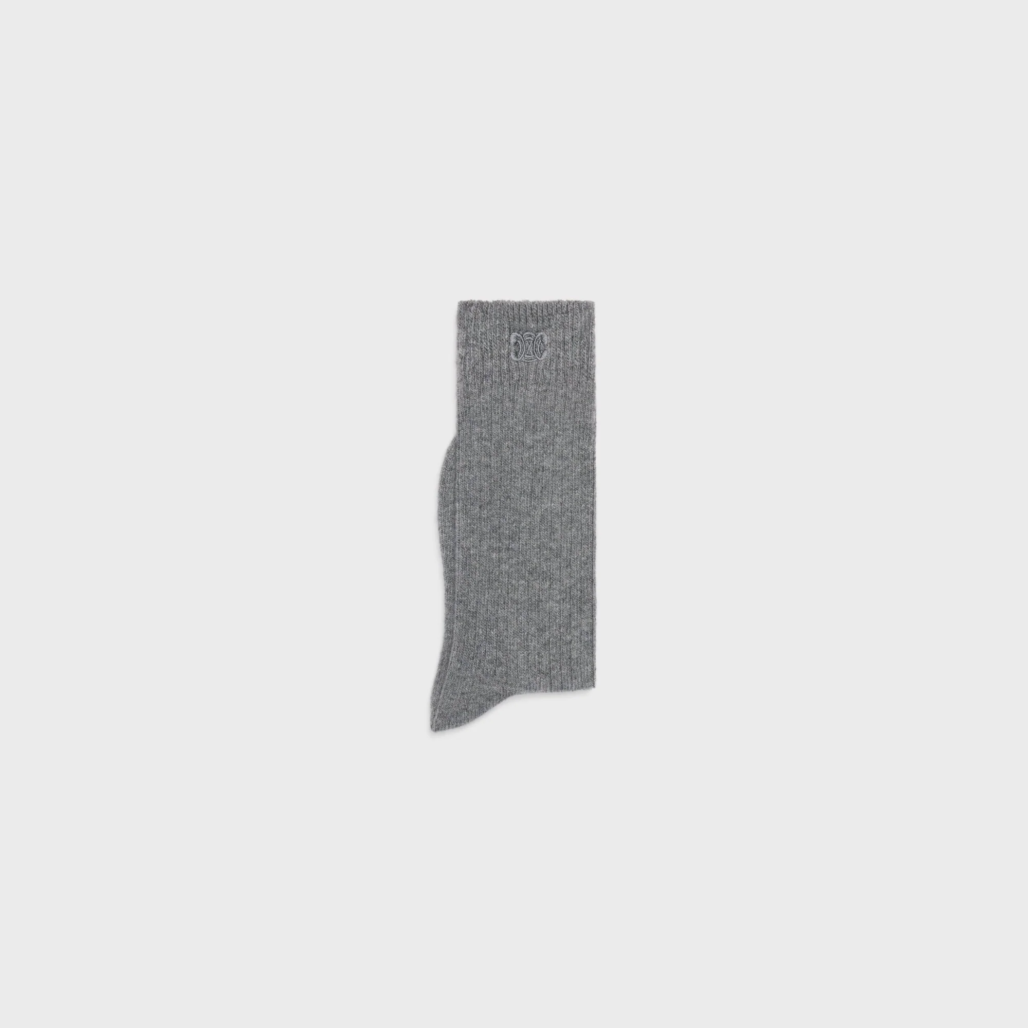 Chaussettes Hautes Triomphe - Grey - Image 6
