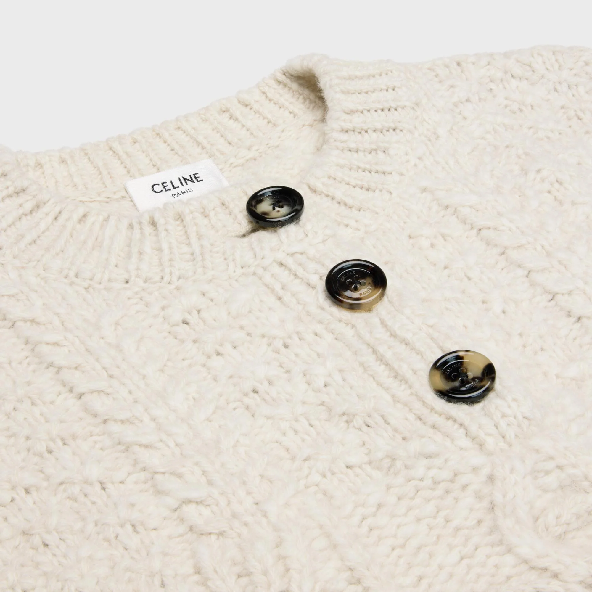 Pull Loose Col Rond - Off White - Image 3
