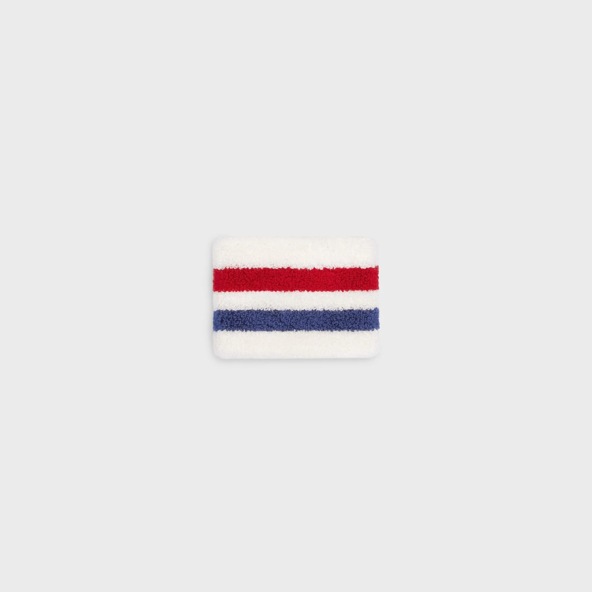 Triomphe Sponge Bracelet - Off White/Navy/Red - Image 2