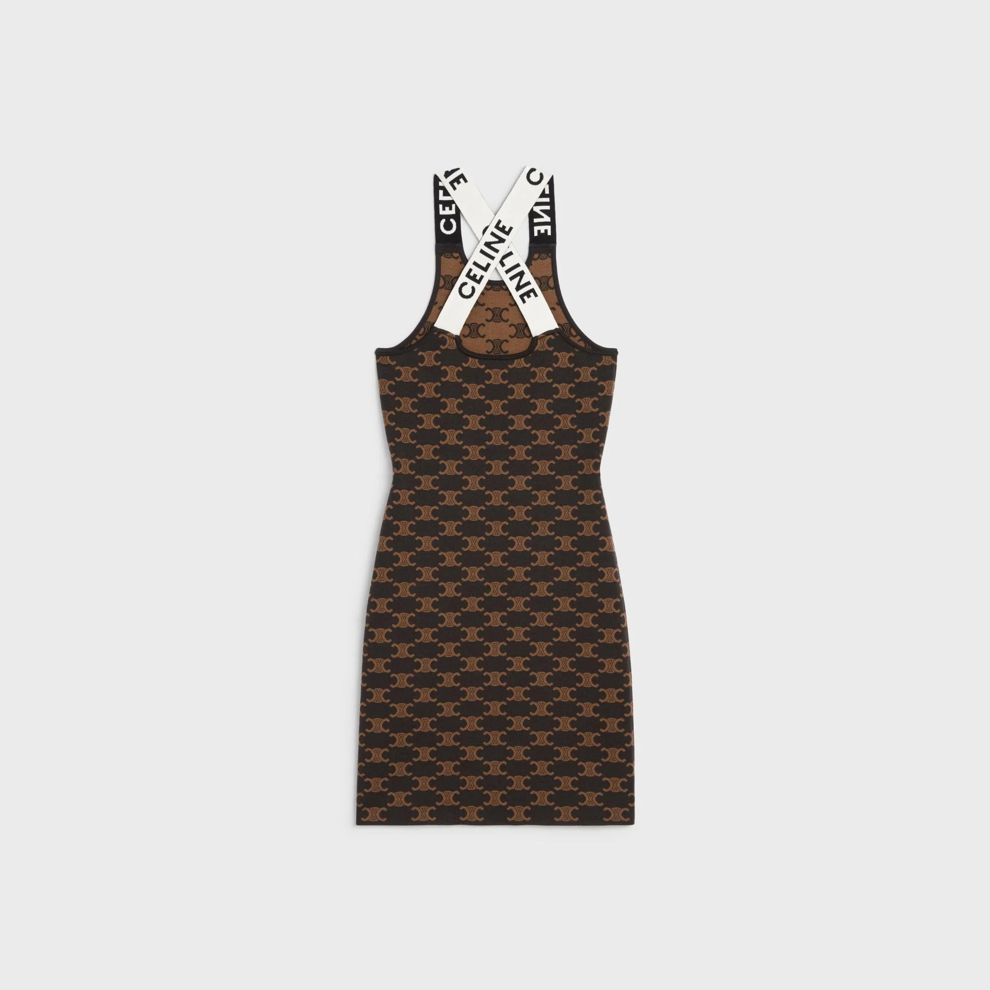 Tank Dress - Brown - Image 2